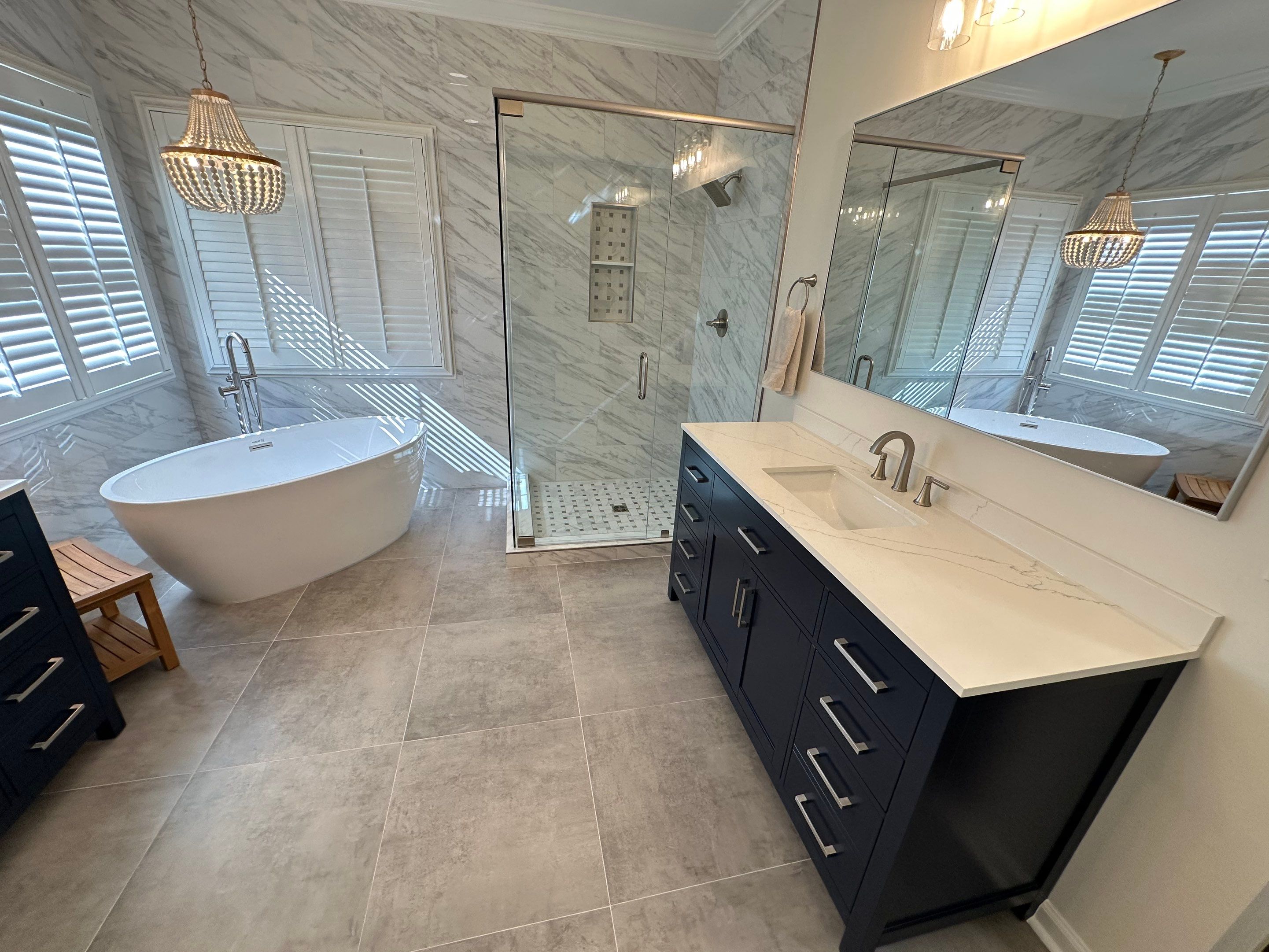 Bathroom Remodel in Brentwood by Music City Improvements