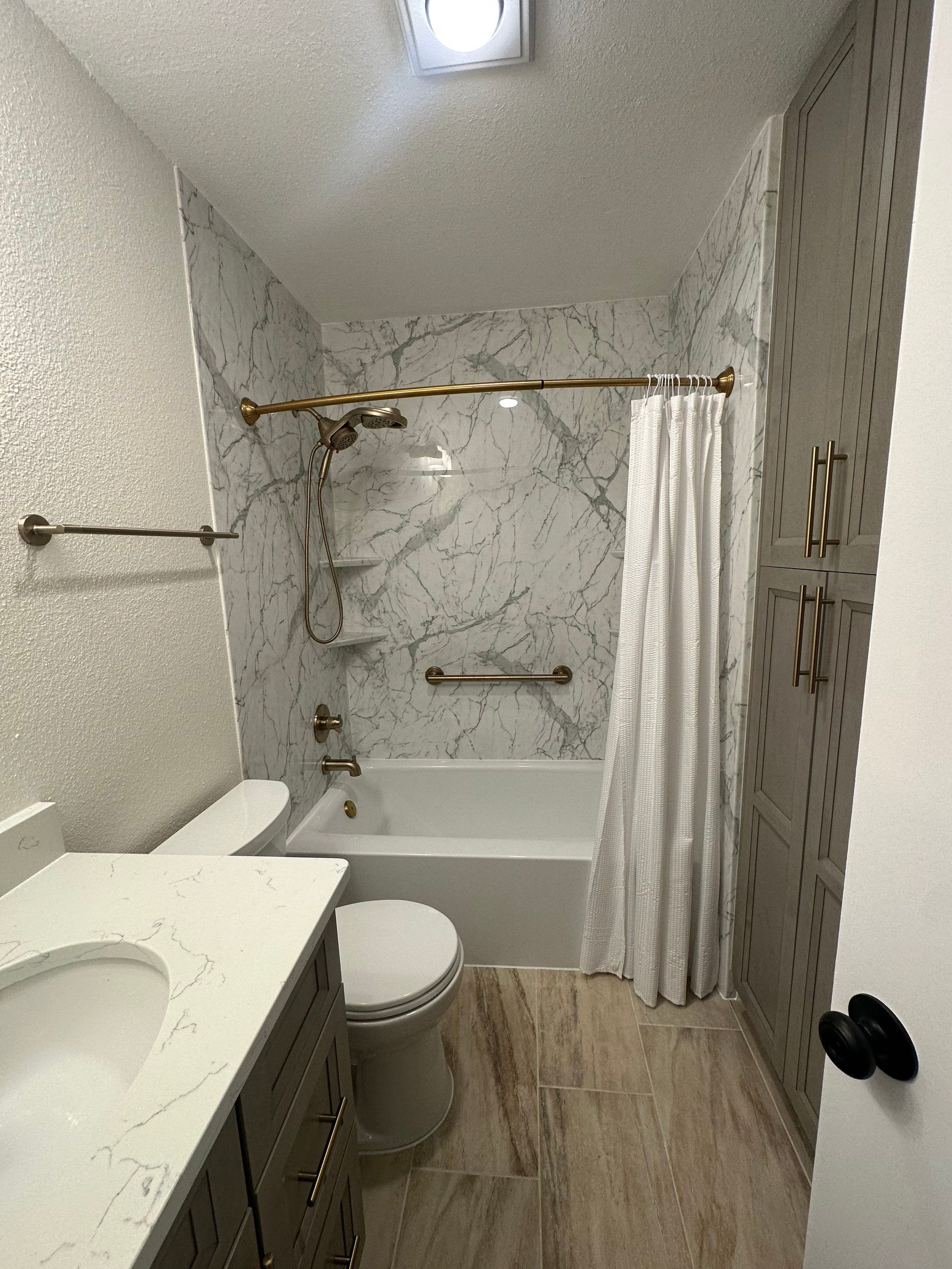 San Antonio Small Guest Bath Remodel  by Legacy Bath and Kitchen 