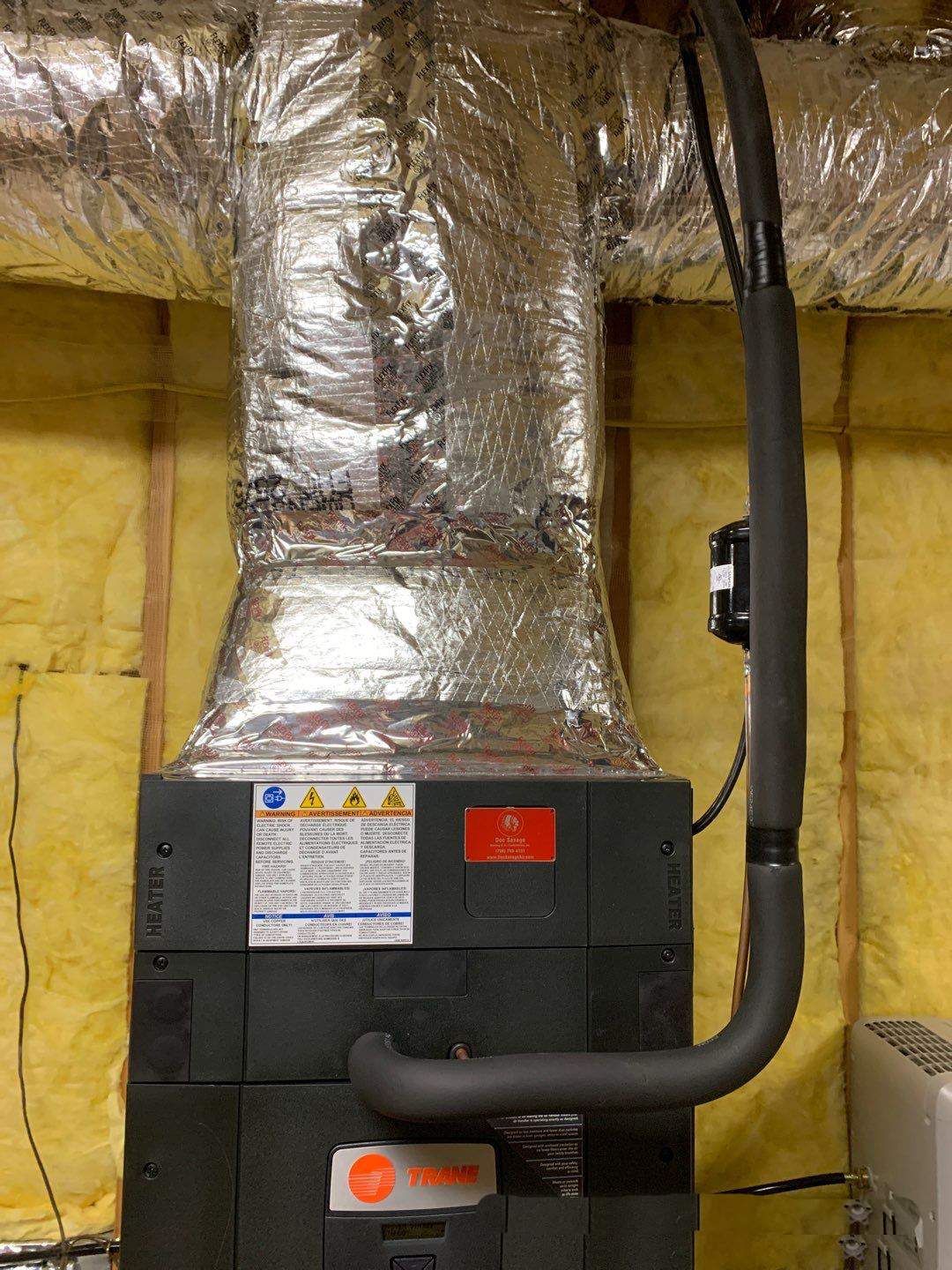 HVAC Changeout using TRANE by Doc Savage Heating and Air