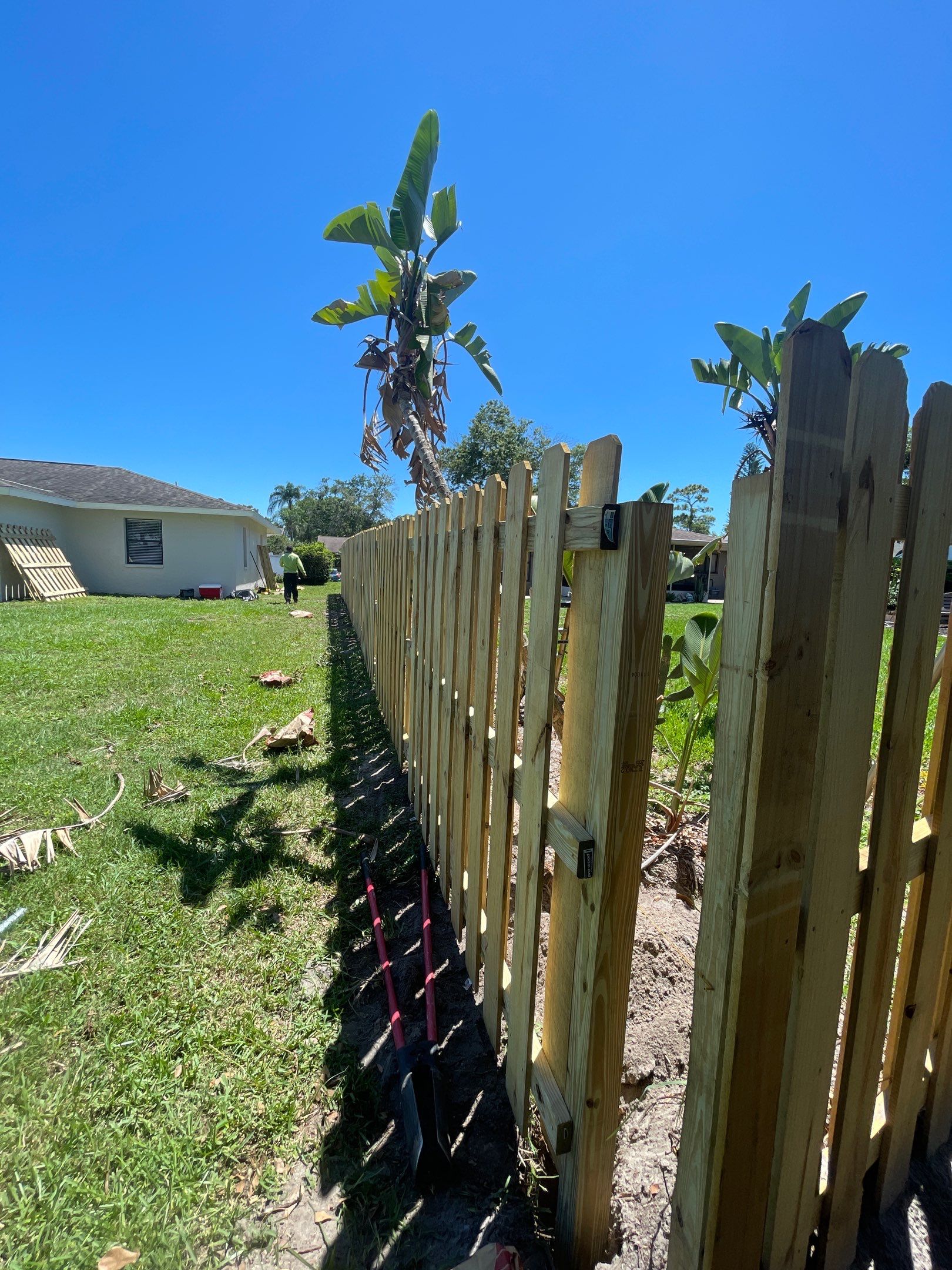 Sarasota, FL 6ft. Tall Treated Board on Board Privacy Fence by Asap fence and gates, LLC