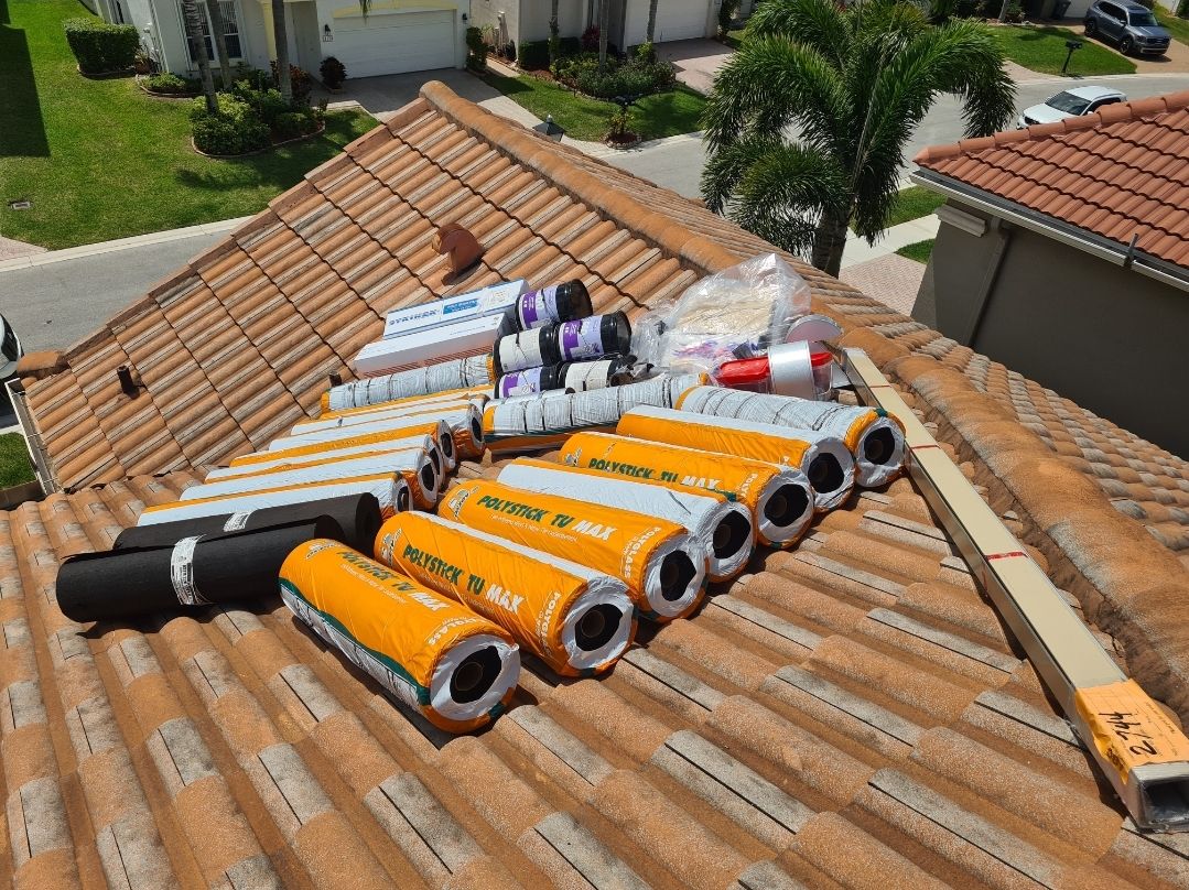 Residential Roofing Installation using Eagle Roofing Tile by BLUES BROTHERS ROOFING