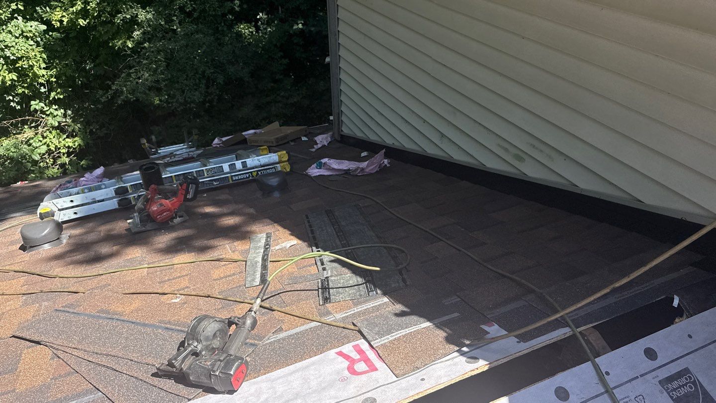 Roof Replacement using Owens Corning Brownwood by 180 Contractors