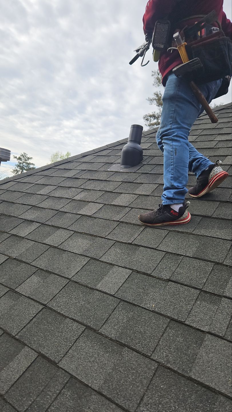 Roof Repair with PermaBoots, Gutter Installation, Cleaning, using 6" Seamless Gutters and Leaf Filter Guards by Indigo State Roofing