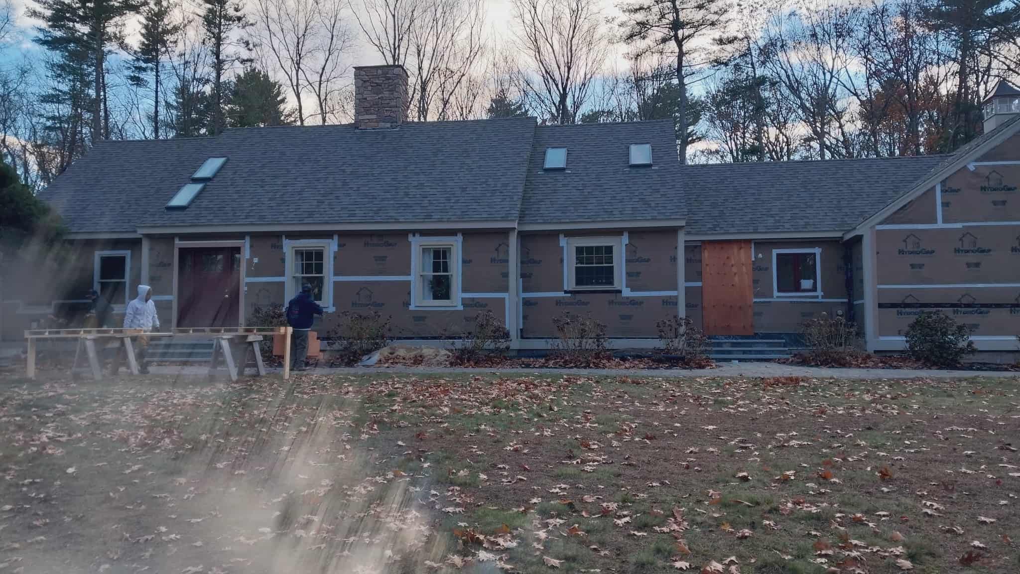 Complete House & Barn Roof with 13 Skylight Reflashing + EPDM Repairs by Mighty Dog Roofing of Greater Middlesex County