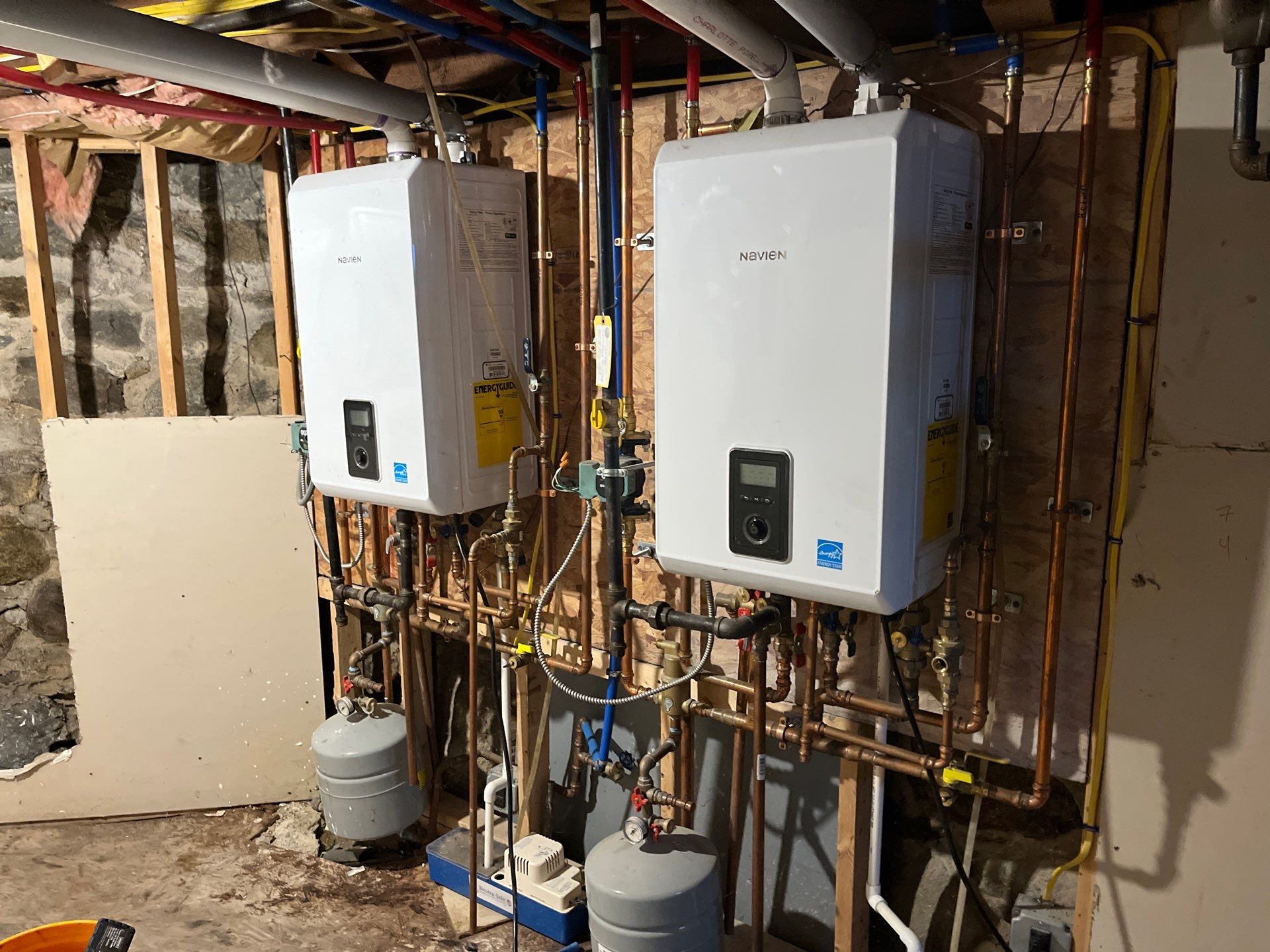 Navien Tankless System Annual Service & Baseboard Repair — Lowell, MA by FAGONE MECHANICAL