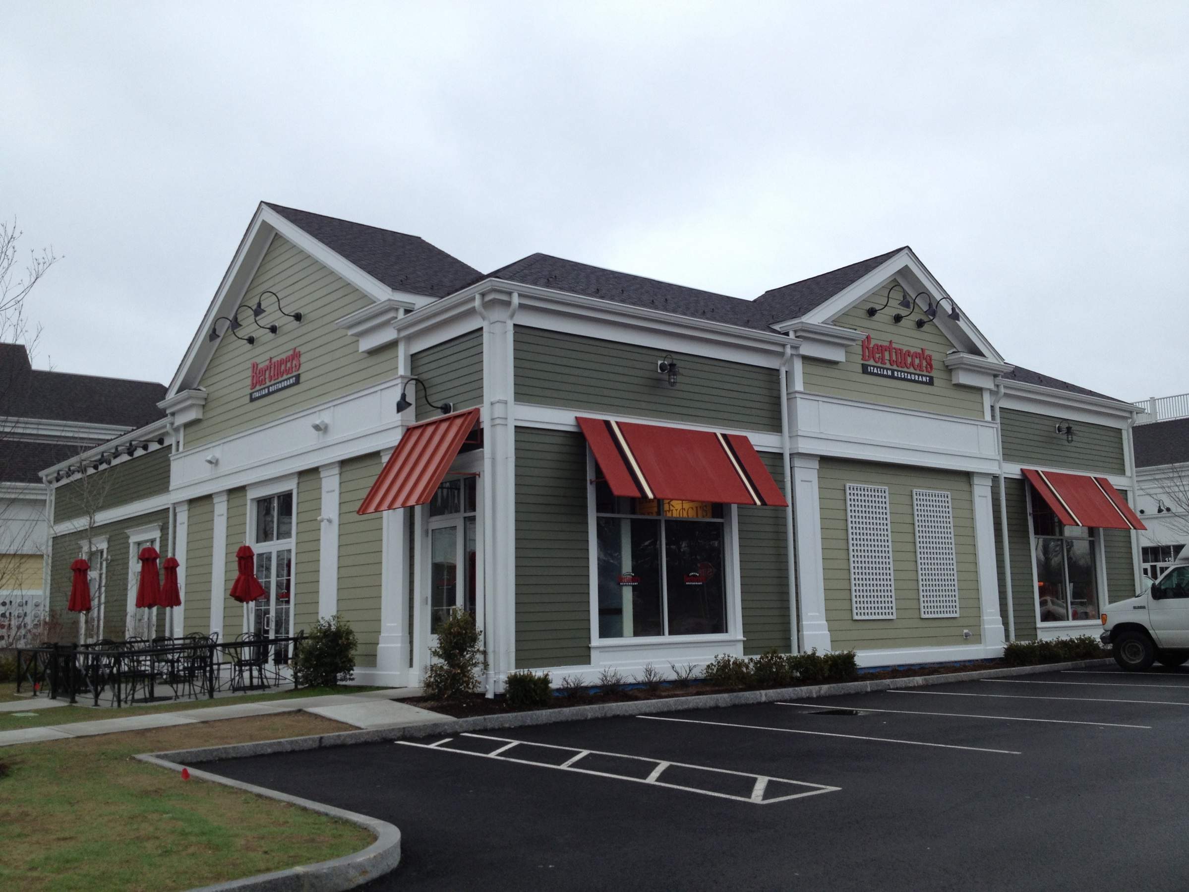 Commercial Gutter System at Wayland Town Center by Gutter Pro Enterprises