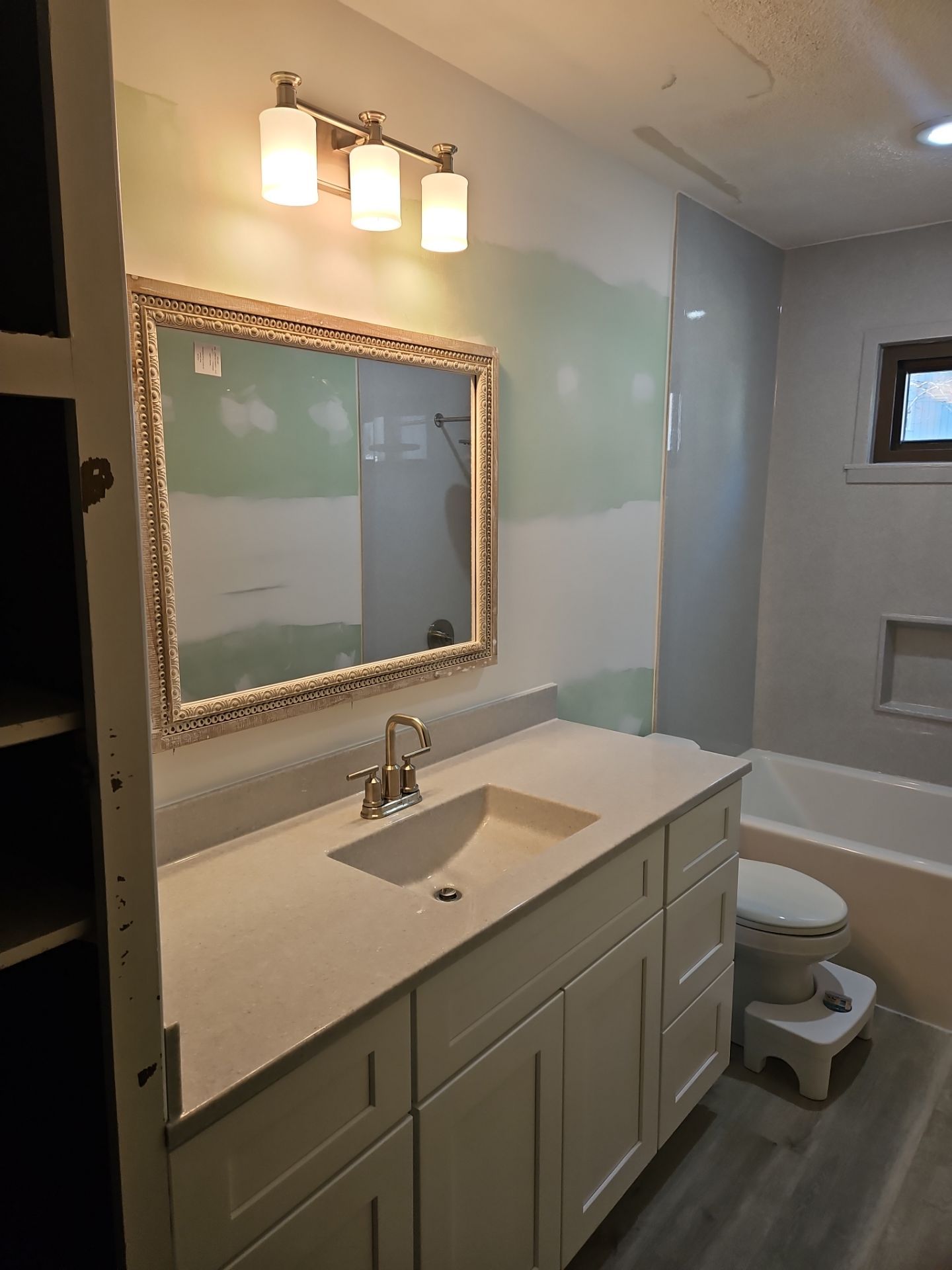 Bathroom Remodel using Onyx by The Shower Company
