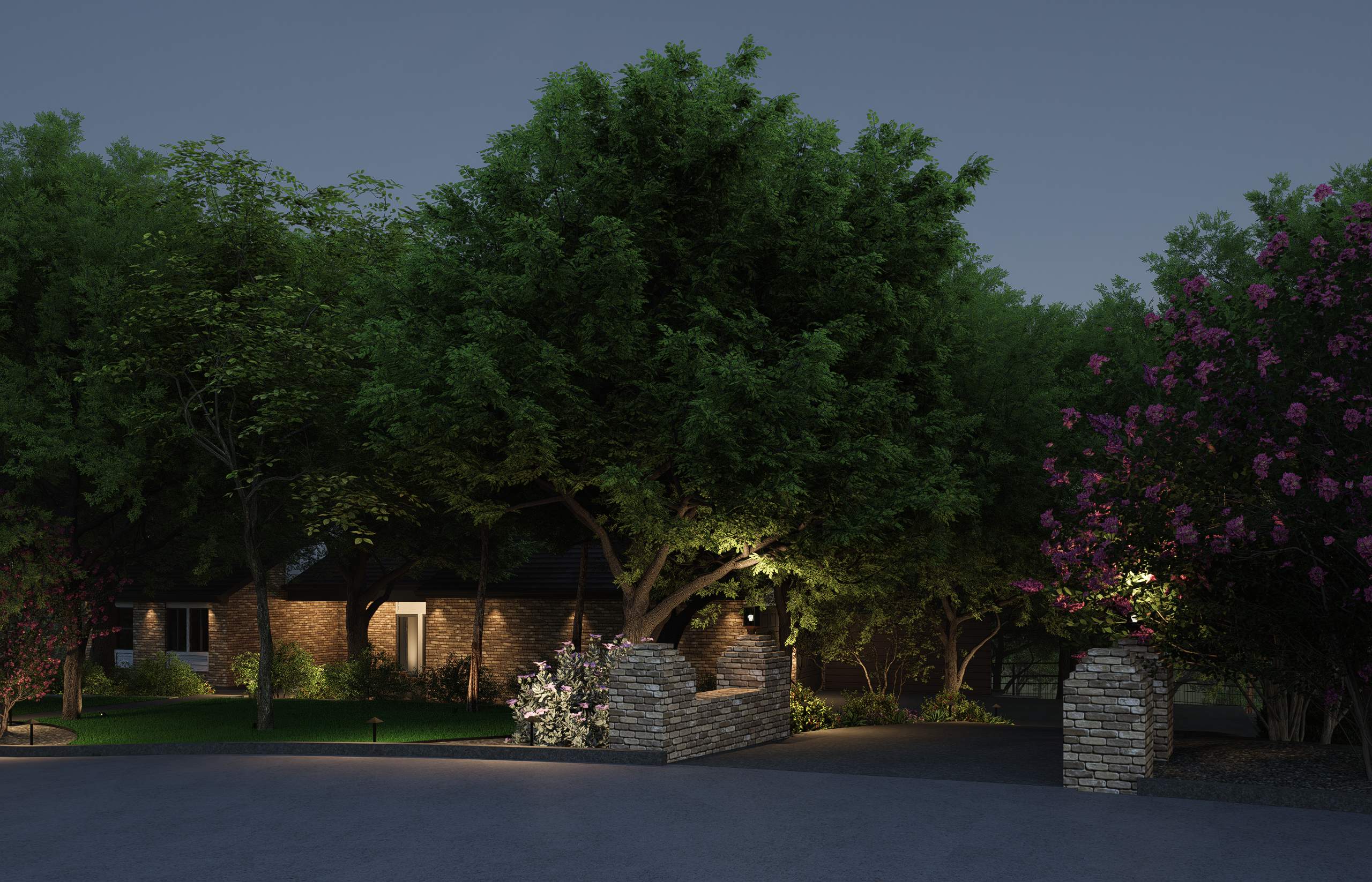 3D Design Render, Fair Oaks Ranch TX by Hole In One Lawns, LLC