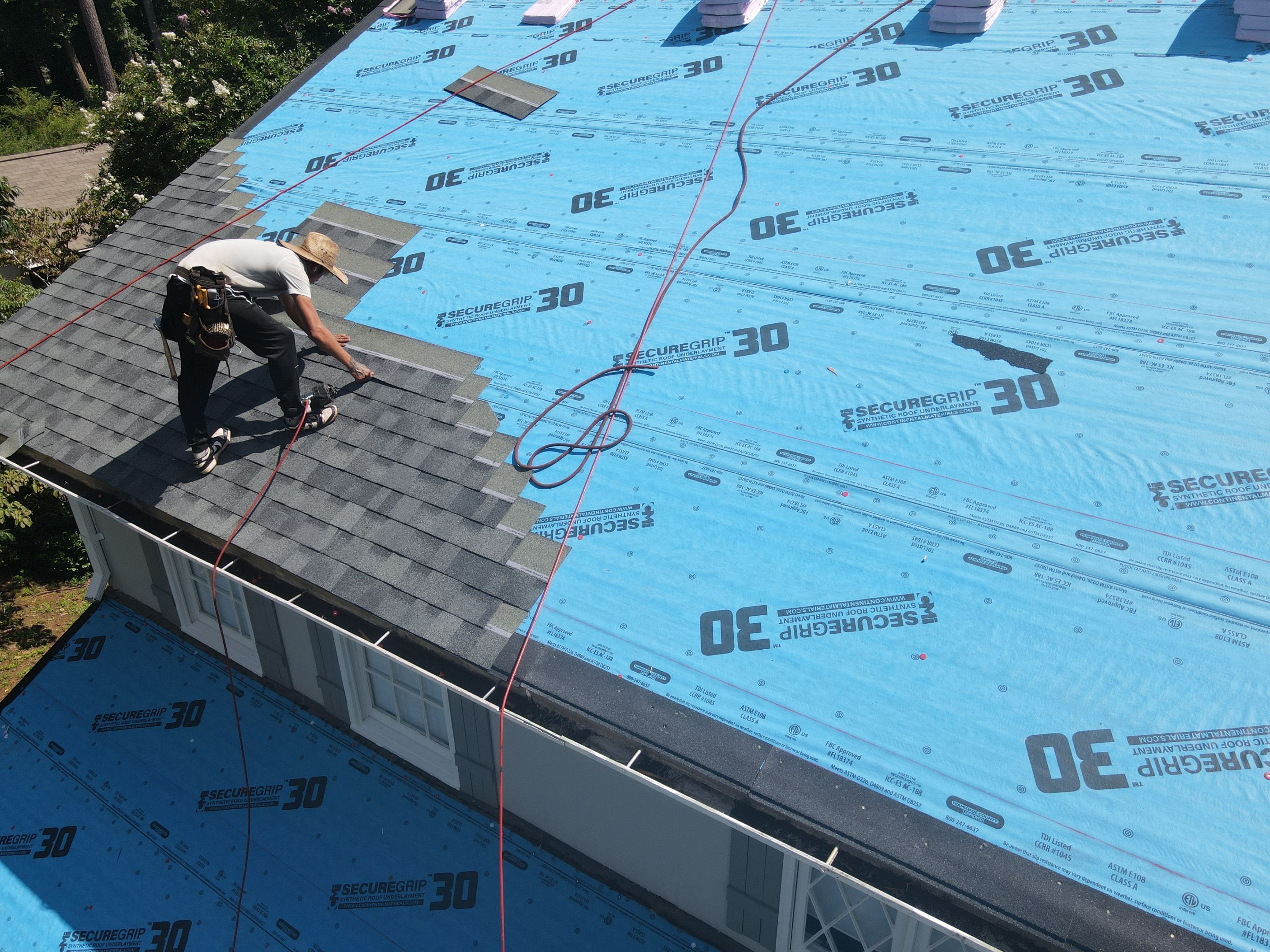 Residential Roofing Installation using Owens Corning by Inspector Roofing and Restoration