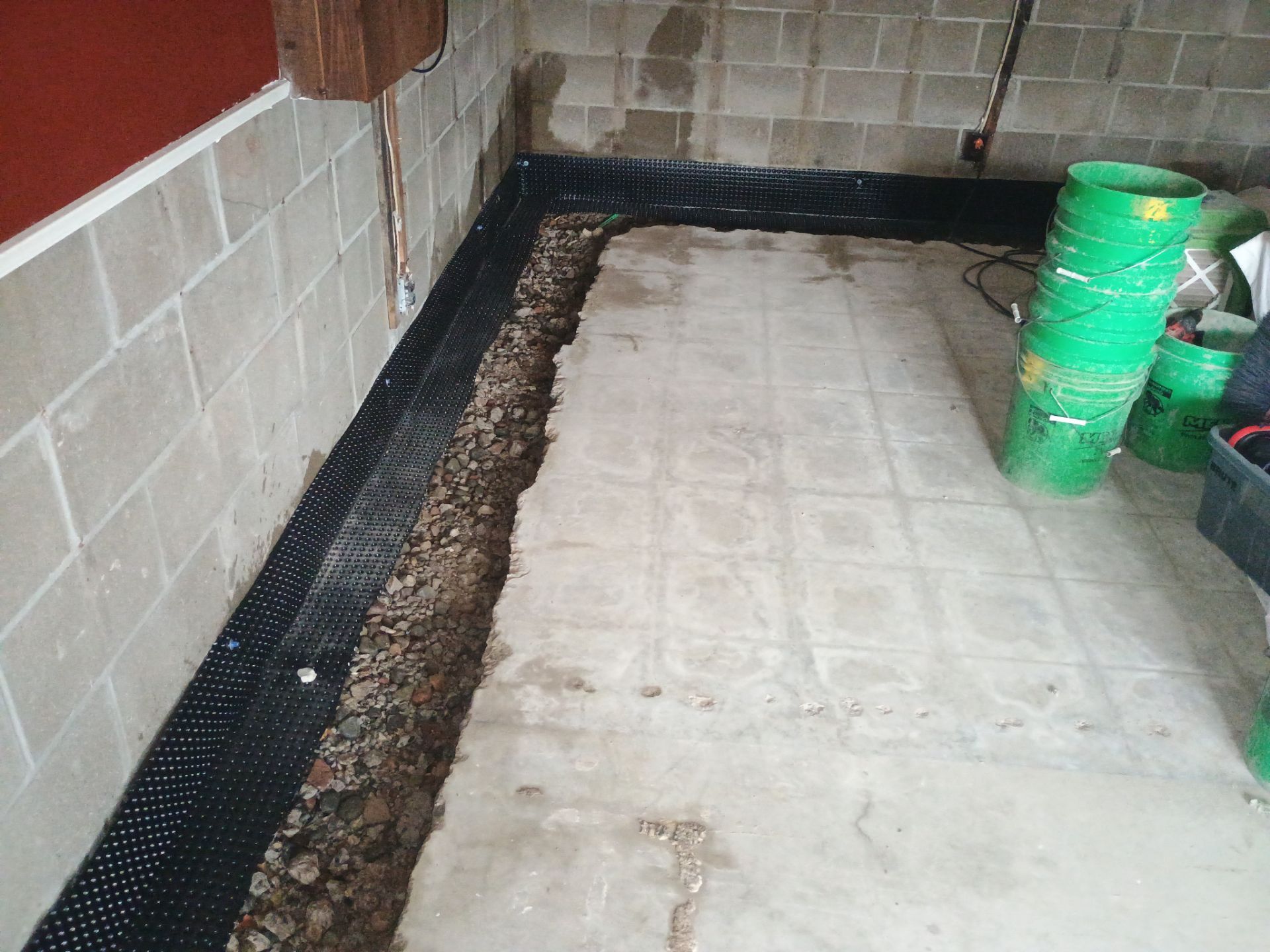 Optimizing Rob & Sue's Existing Waterproofing System by Waterproofing Northeast