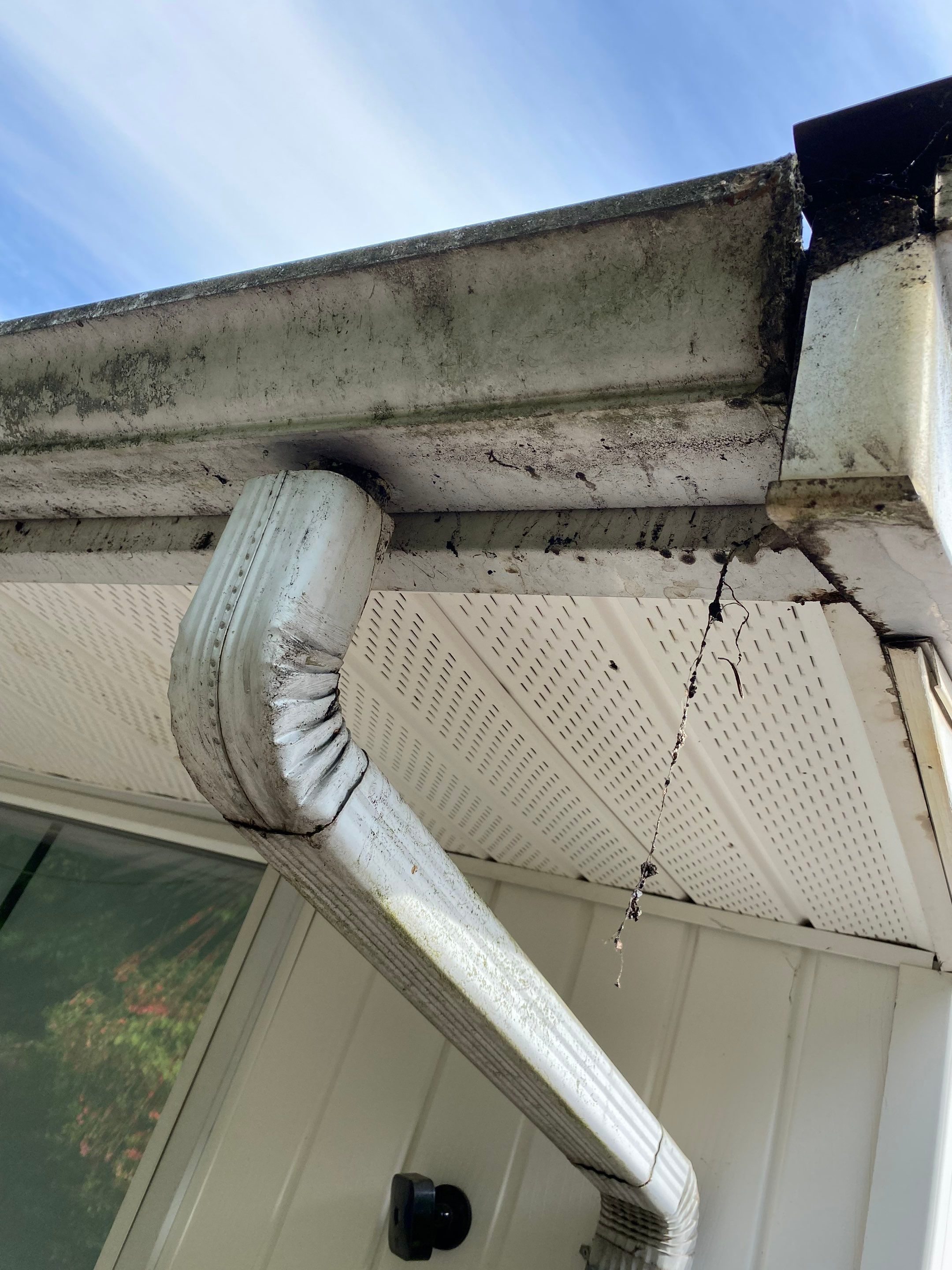 Repair Damaged Gutter & Power Wash House Siding by YVR Construction Group