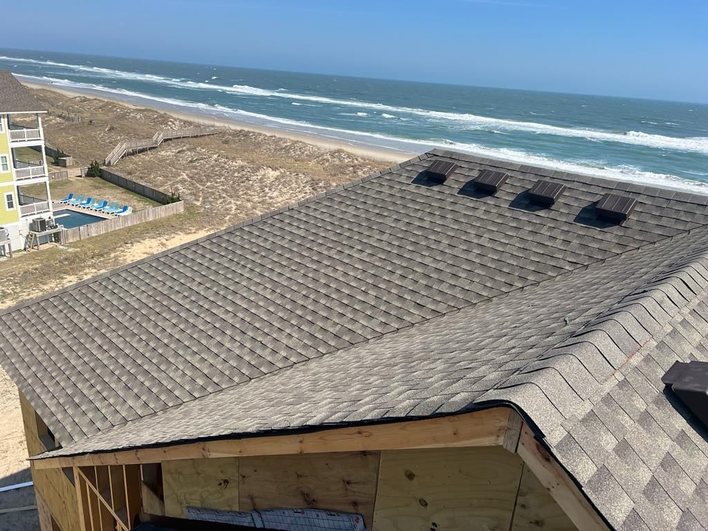 Residential Roofing Installation using Timberline HDZ in Hatteras NC by Gallop Roofing & Remodeling, Inc.
