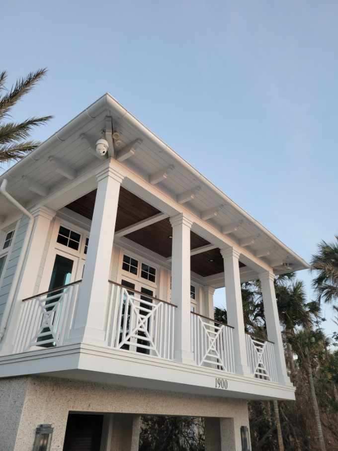 All New 1/2 Round Gutters in Nokomis FL by Gutter Professors