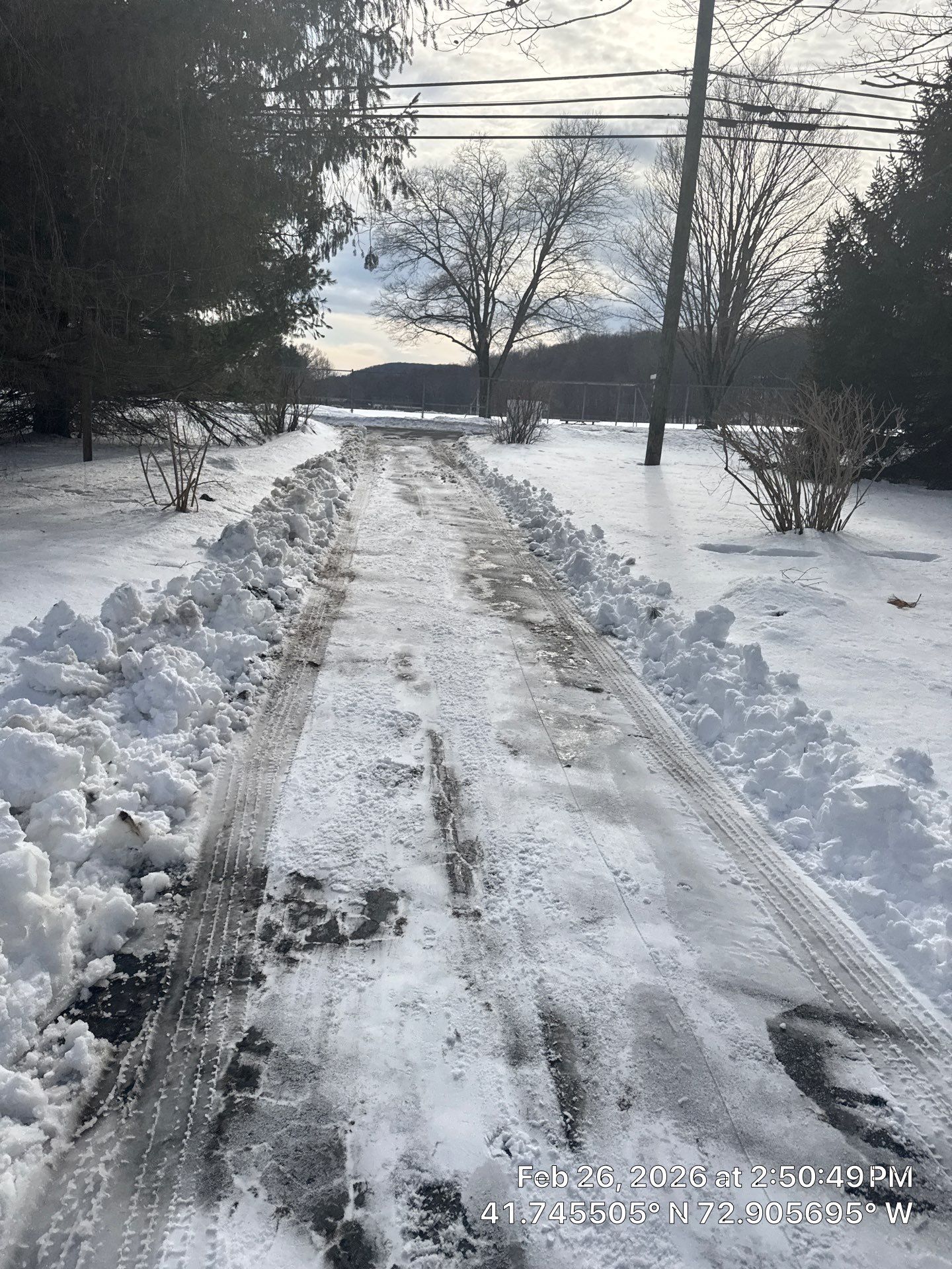 Residential Snow Plowing Service in Burlington, Connecticut by Diamond Image LLC