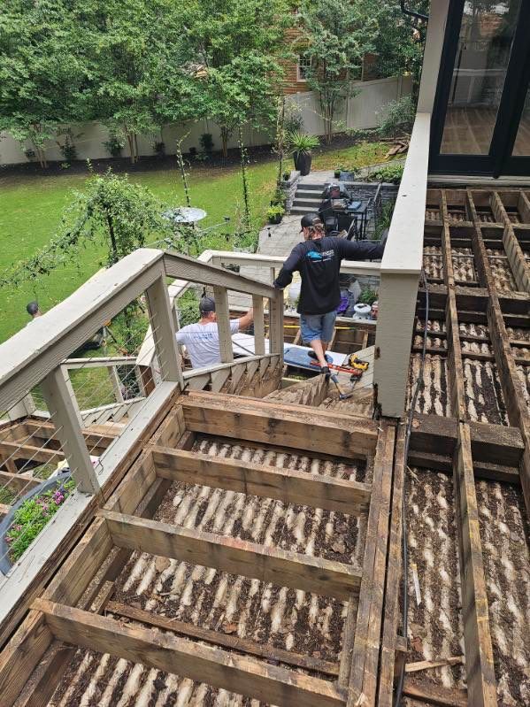 Deck Installation and Painting by Billy Weatherspoon Contractor