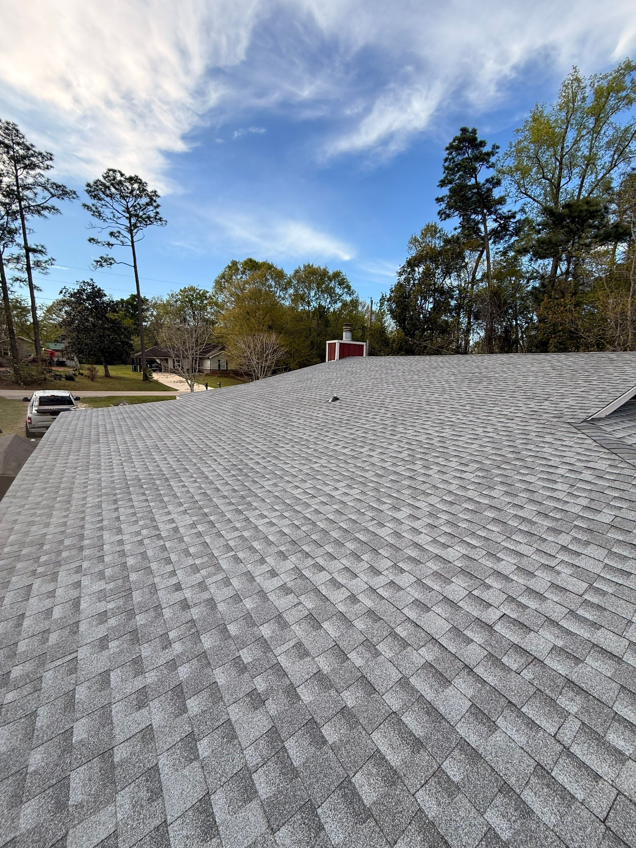 Full Asphalt Shingle Roof Replacement and Decking Repair in Carriere by Frontline Roofing