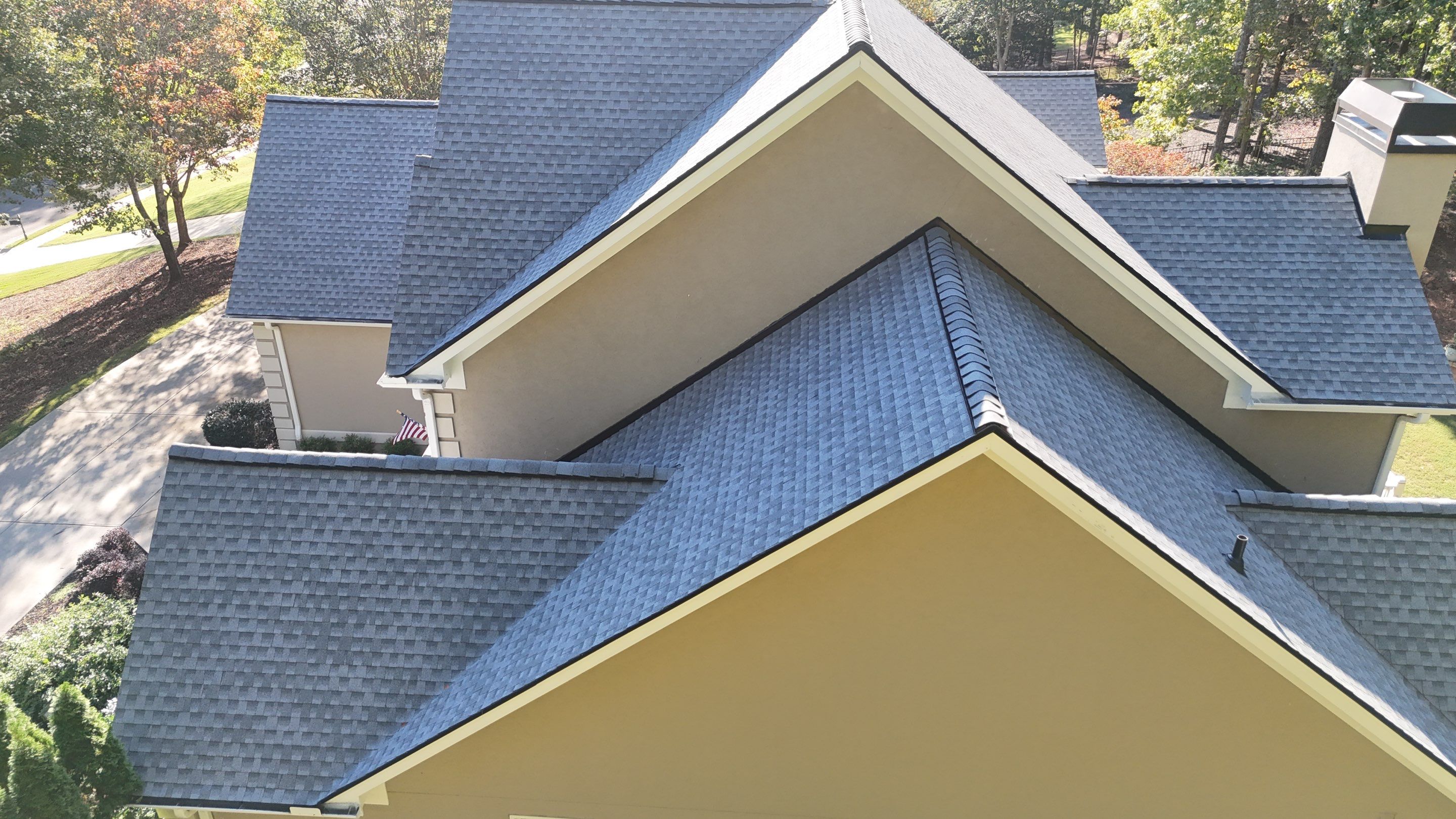 Alpharetta, GA Roof Replacement GAF Timberline HDZ Pewter Gray by Reset Roofing