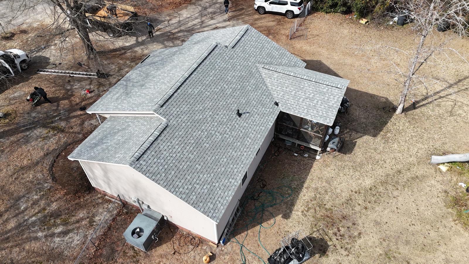 Roof Replacement by hail and wind damage by Just Brilliant Restoration JBR