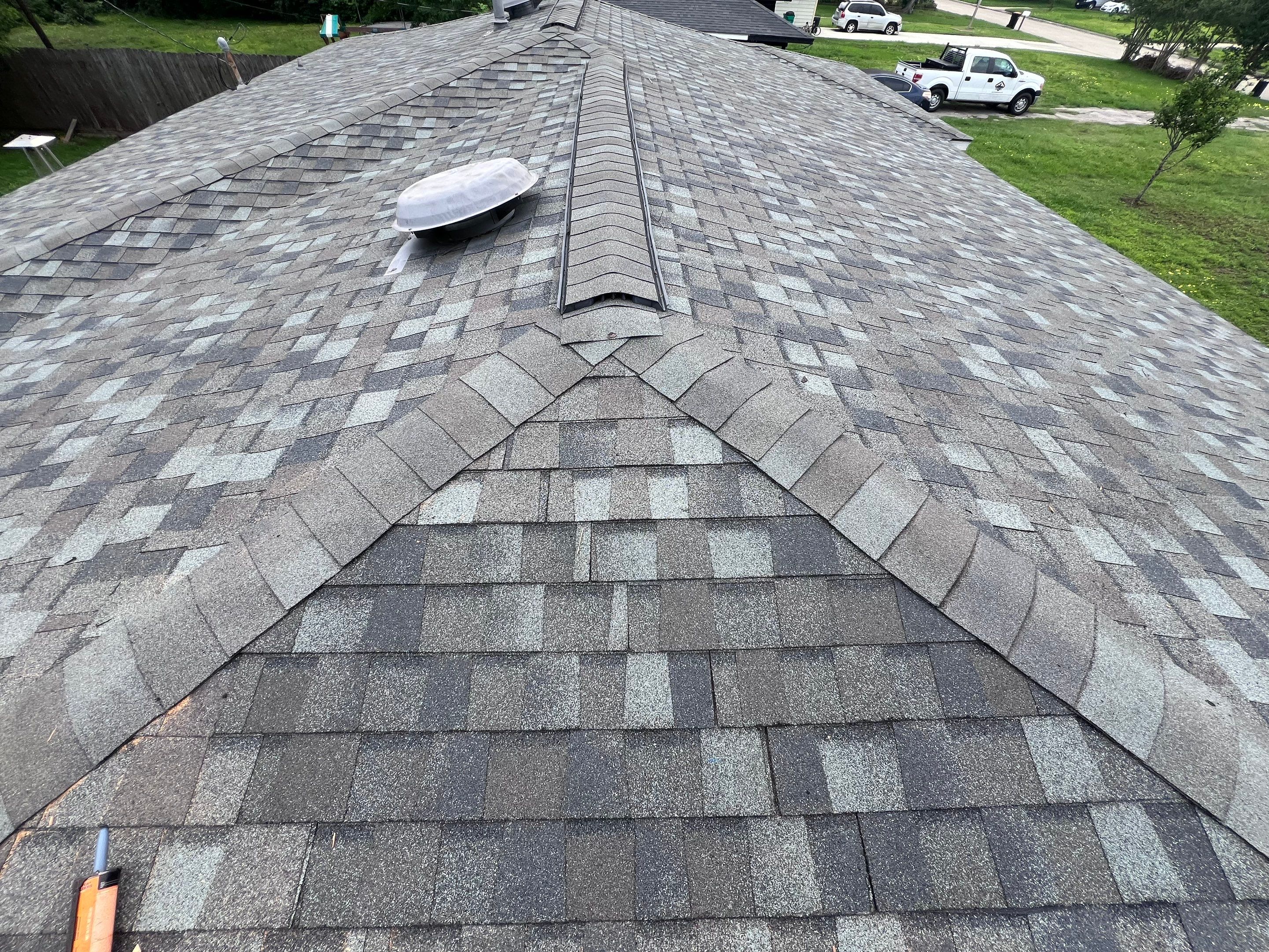 Residential Roofing Repair using Owen's Corning Duration (Lifetime) Shingles by Roof Repair Company