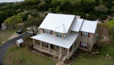 Residential Metal Roof Installation using McElroy Metal