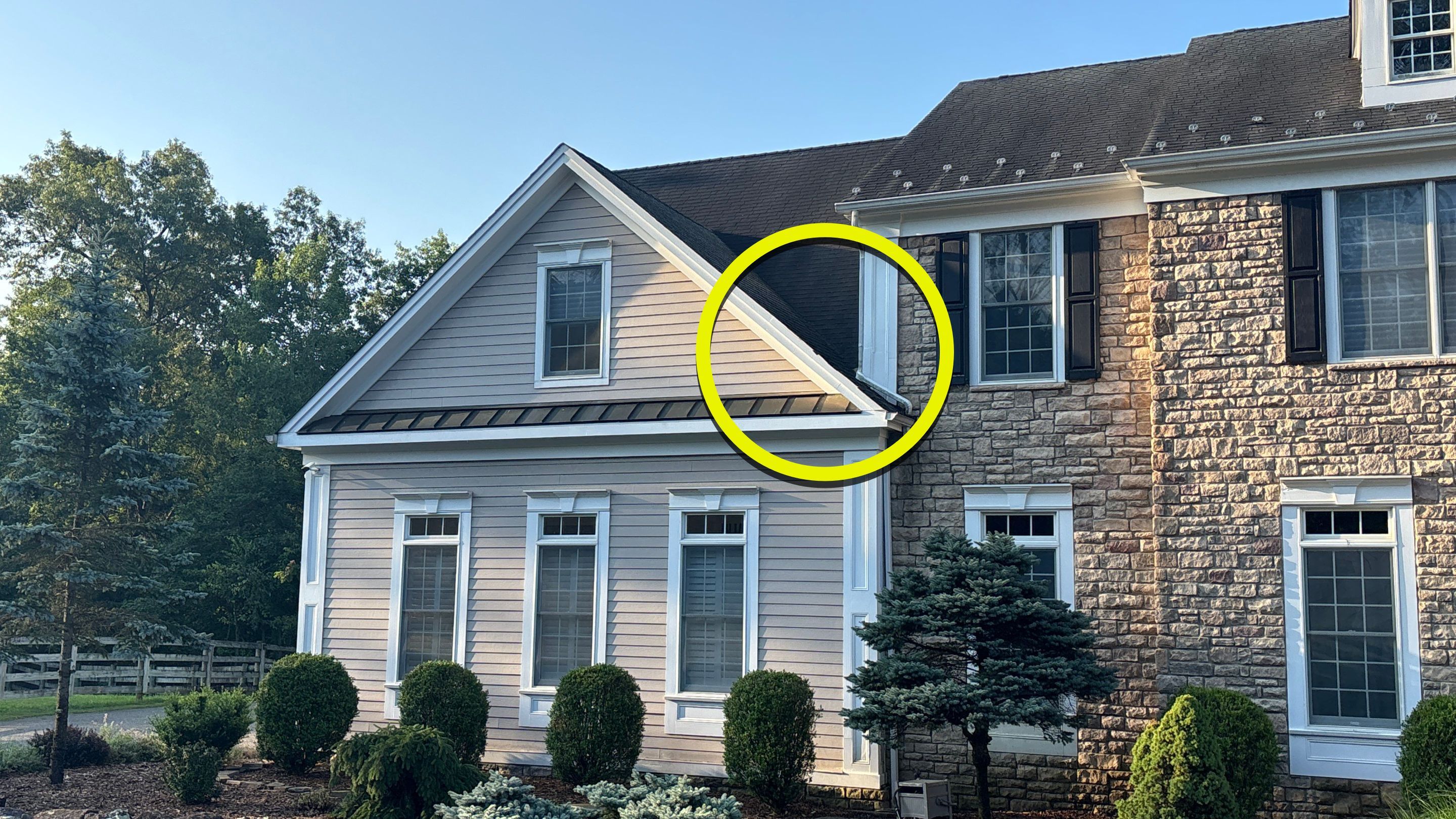 Front Garage Roof Restoration ā GAF Timberline HDZ by Maven Roofing & Exteriors LLC