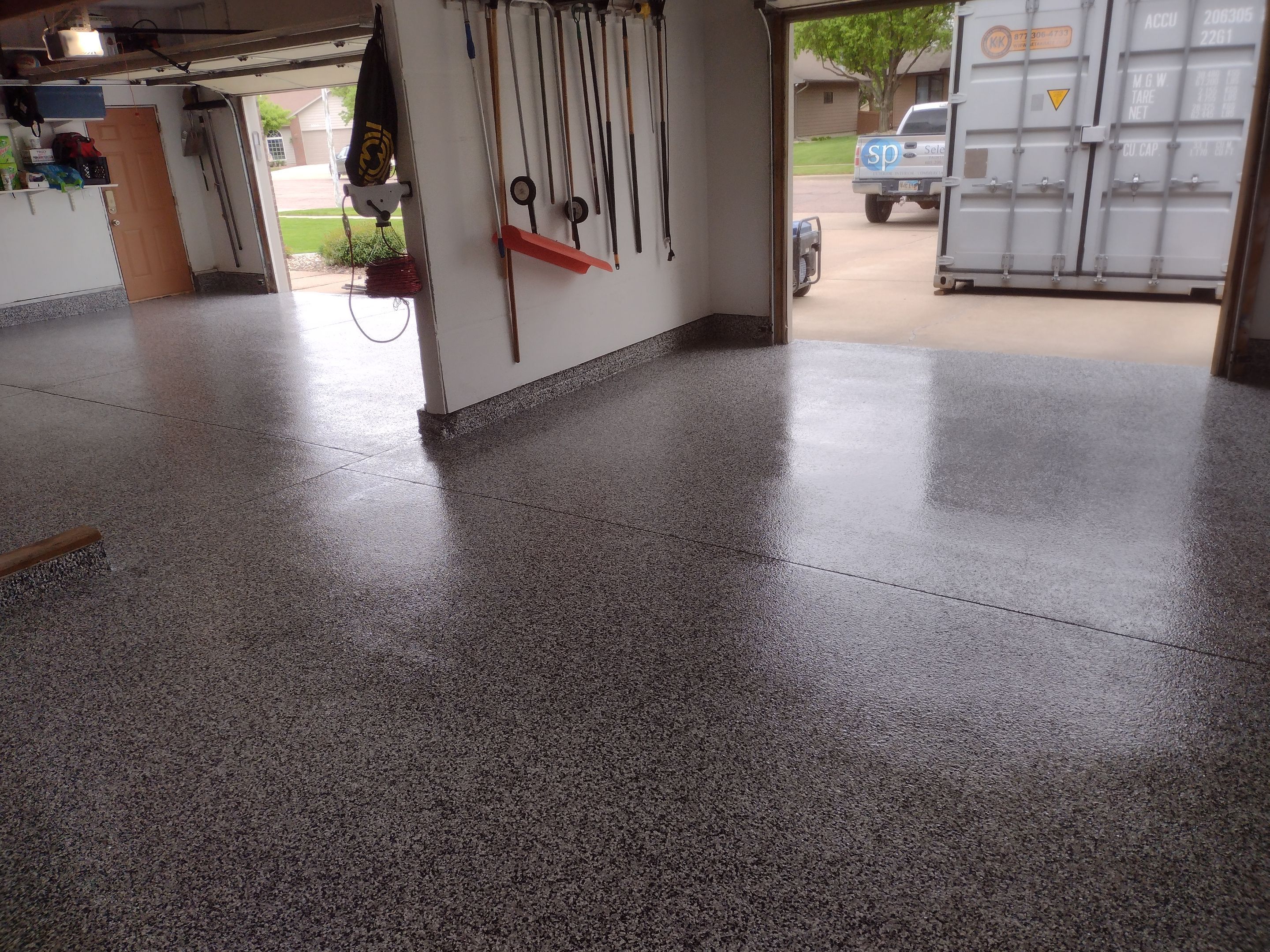 Garage using Domino  by Select Painting, Coatings & Garage Cabinets