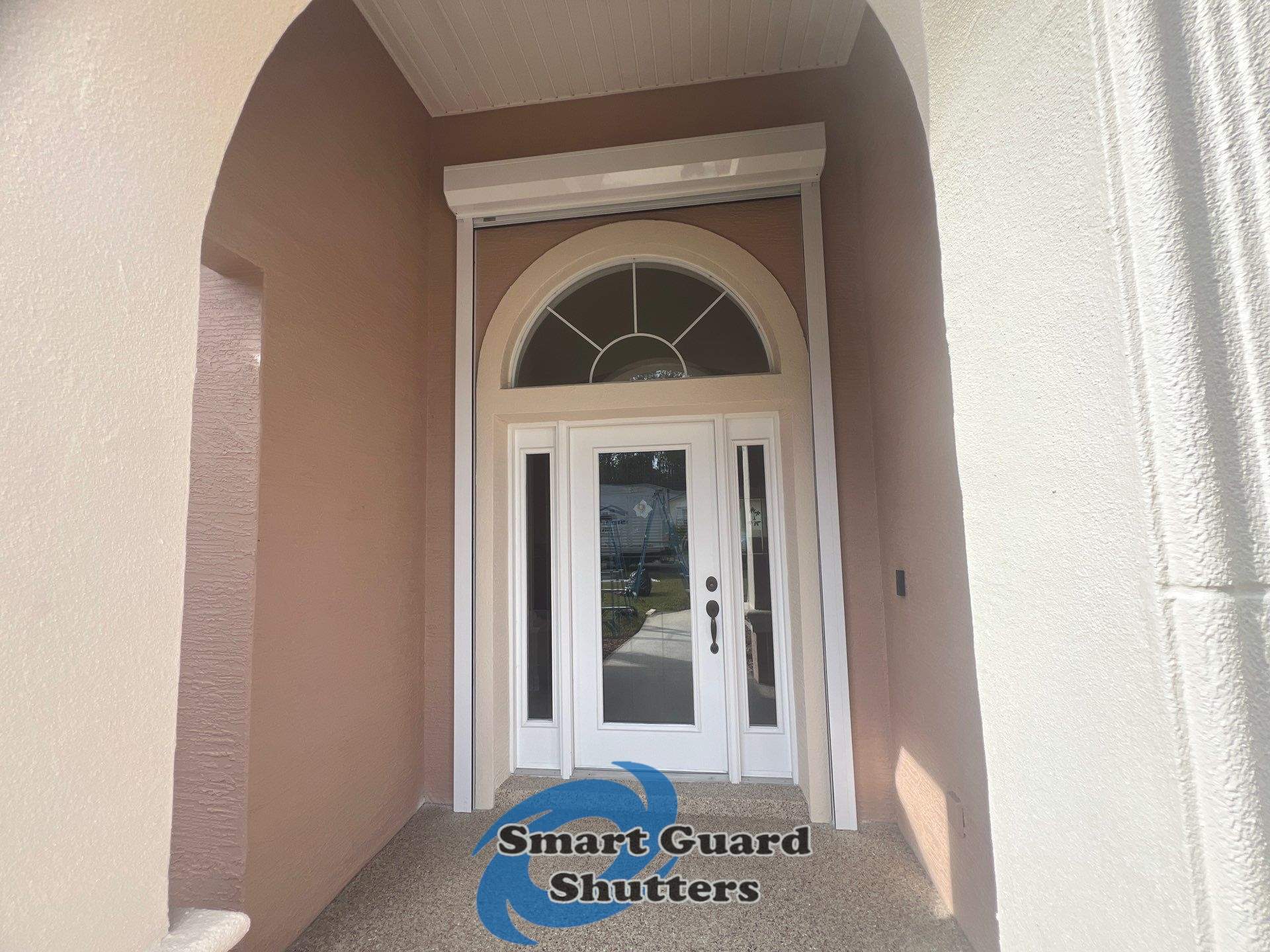 Rolling Shutter in White by Smart Guard Shutters