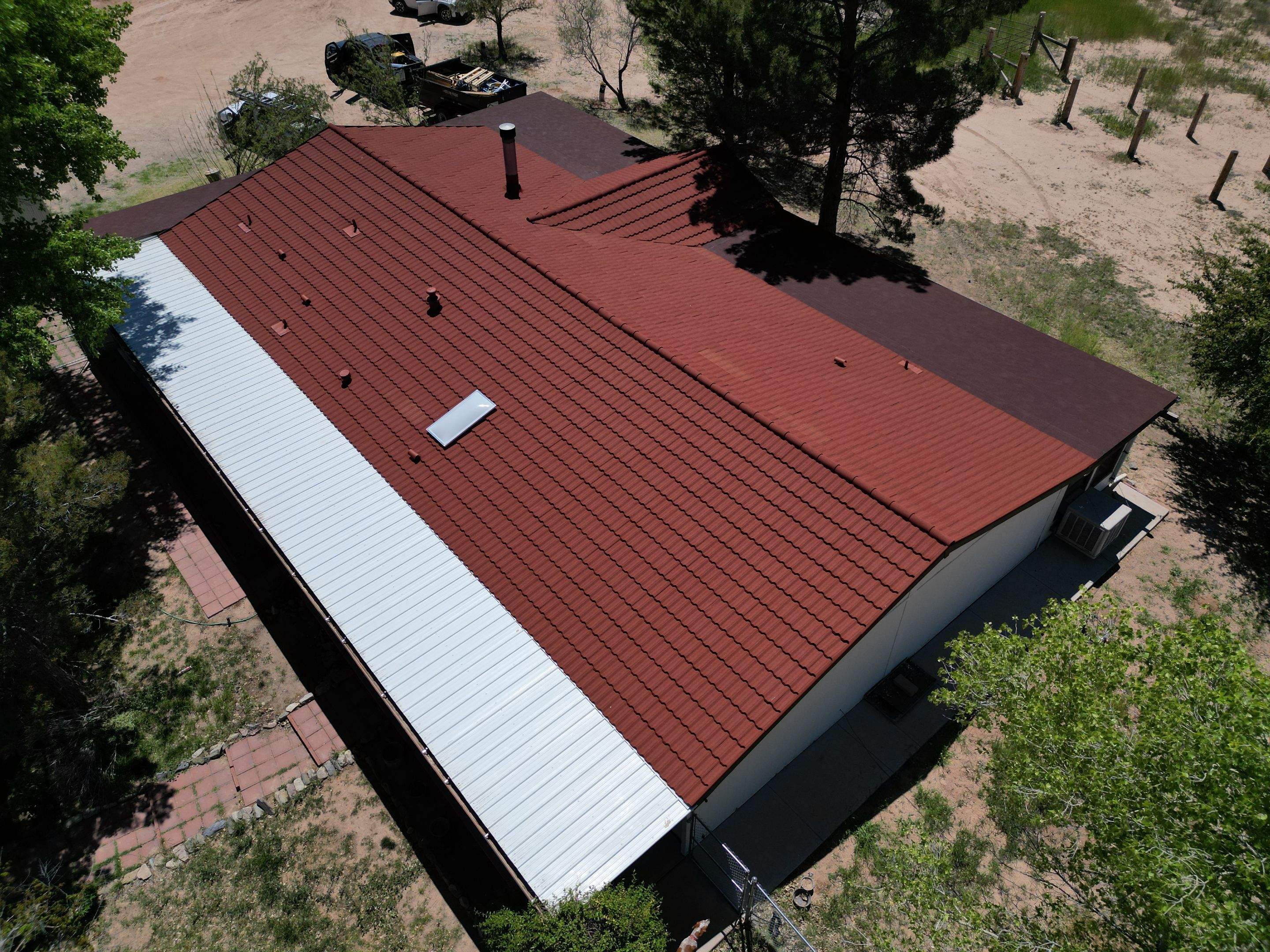 Terra Cotta Stone Coated Steel by Reimagine Roofing