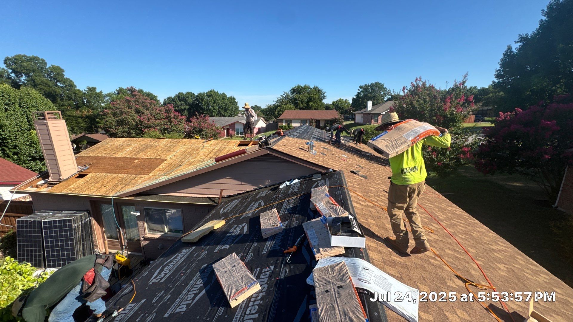 Project in Garland by Rhino Roofing and General Contracting, LLC