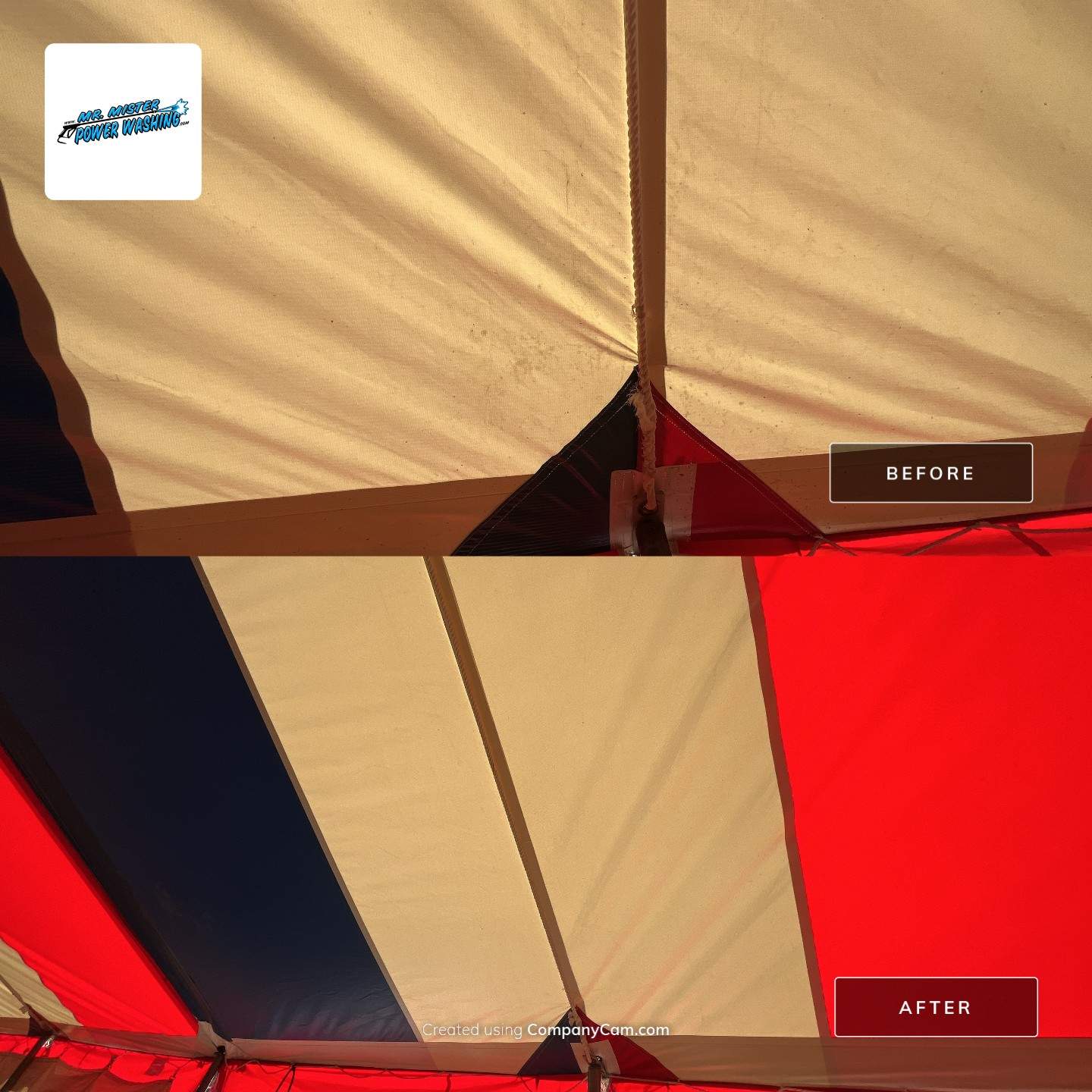 Martins Fireworks Tents by Mr. Mister Power Washing