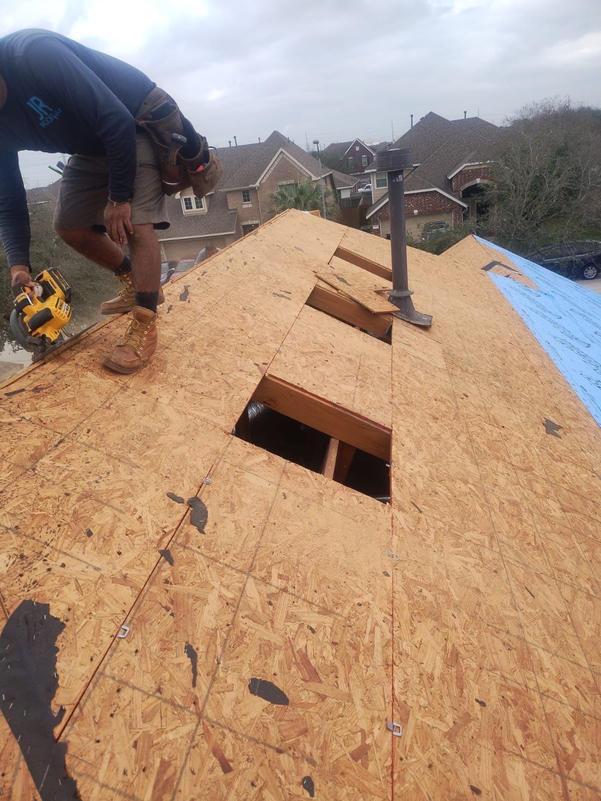 Project in Houston by Proud Roofing