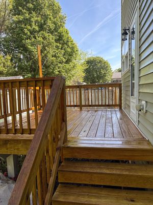 Deck using Wood Sealant