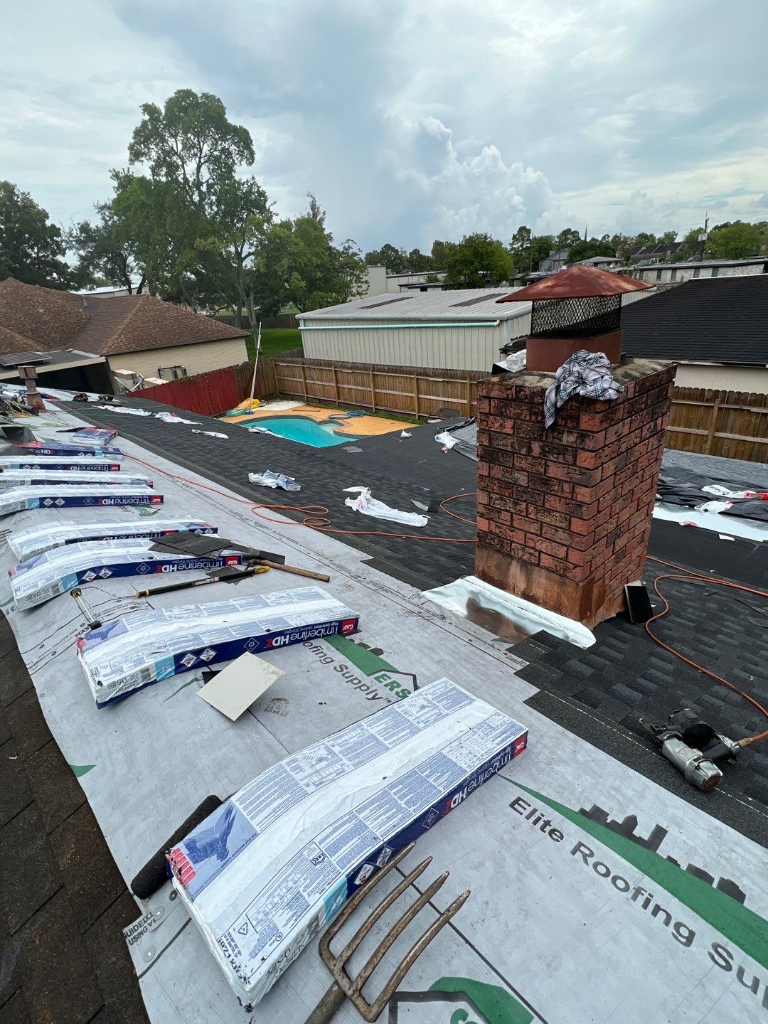 Residential Roof Replacement using GAF shingles by Elite Roofing LLC