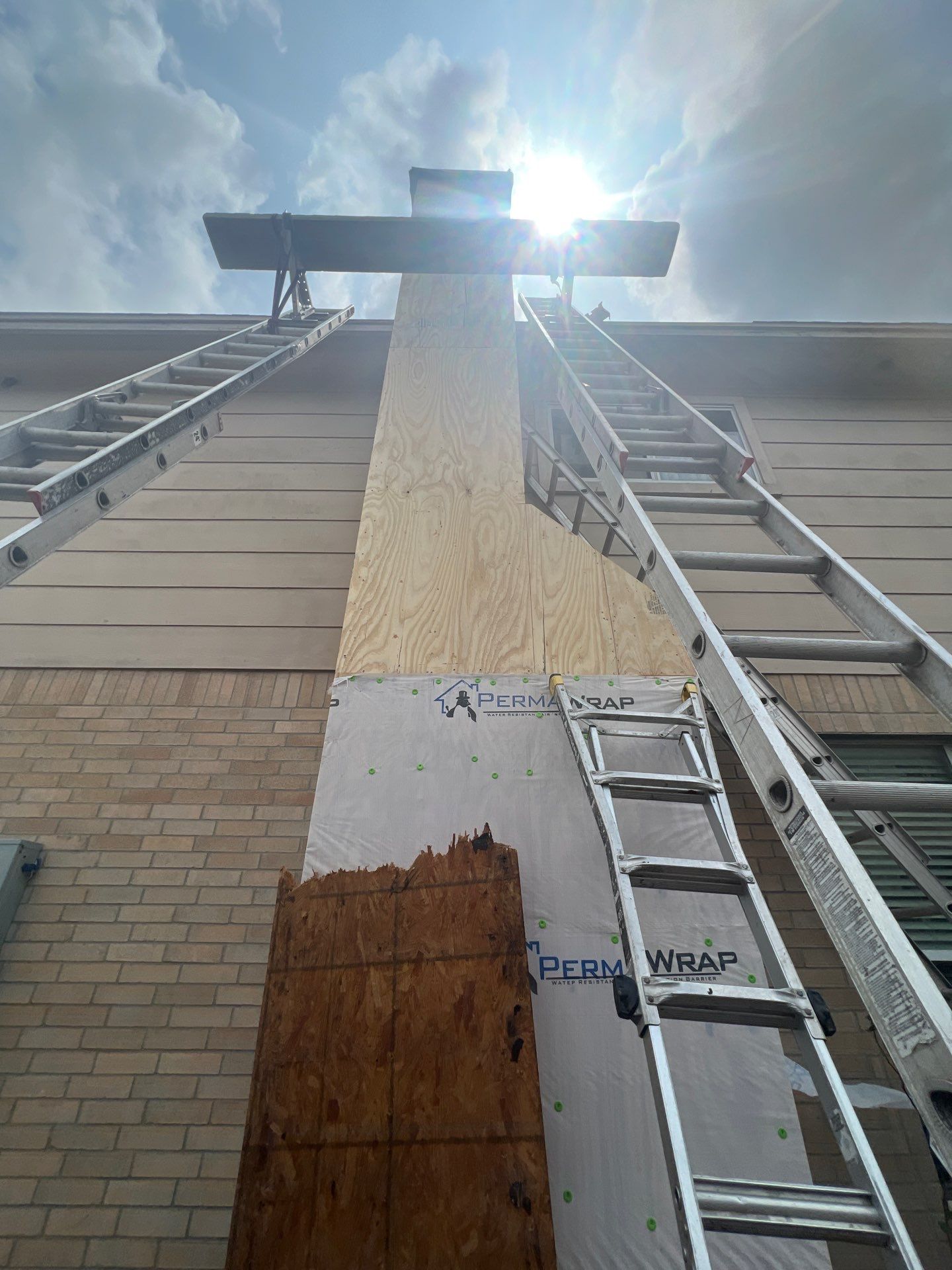 Chimney looks good but its BAD! by Bayfront Roofing and Construction
