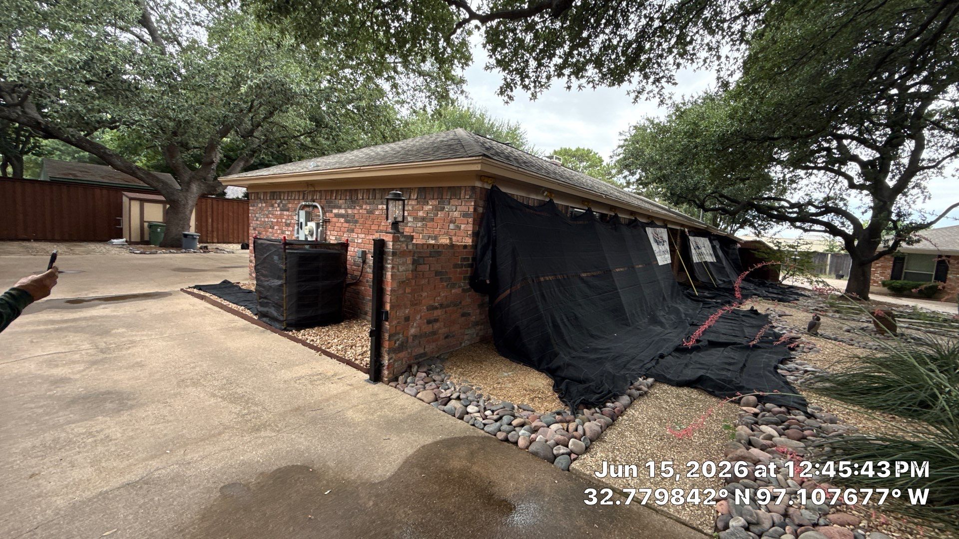 Decra Shake XD Install and Full General Contracting project in one of Arlington's beautiful communities by First United Roofing & Construction