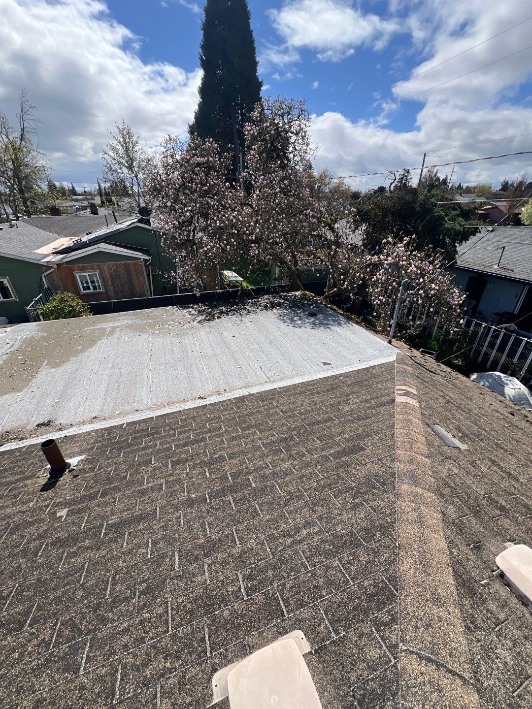 Residential Roofing Installation using IKO Dynasty (Color: Driftshake) by Orezona Building & Roofing Company, Inc.