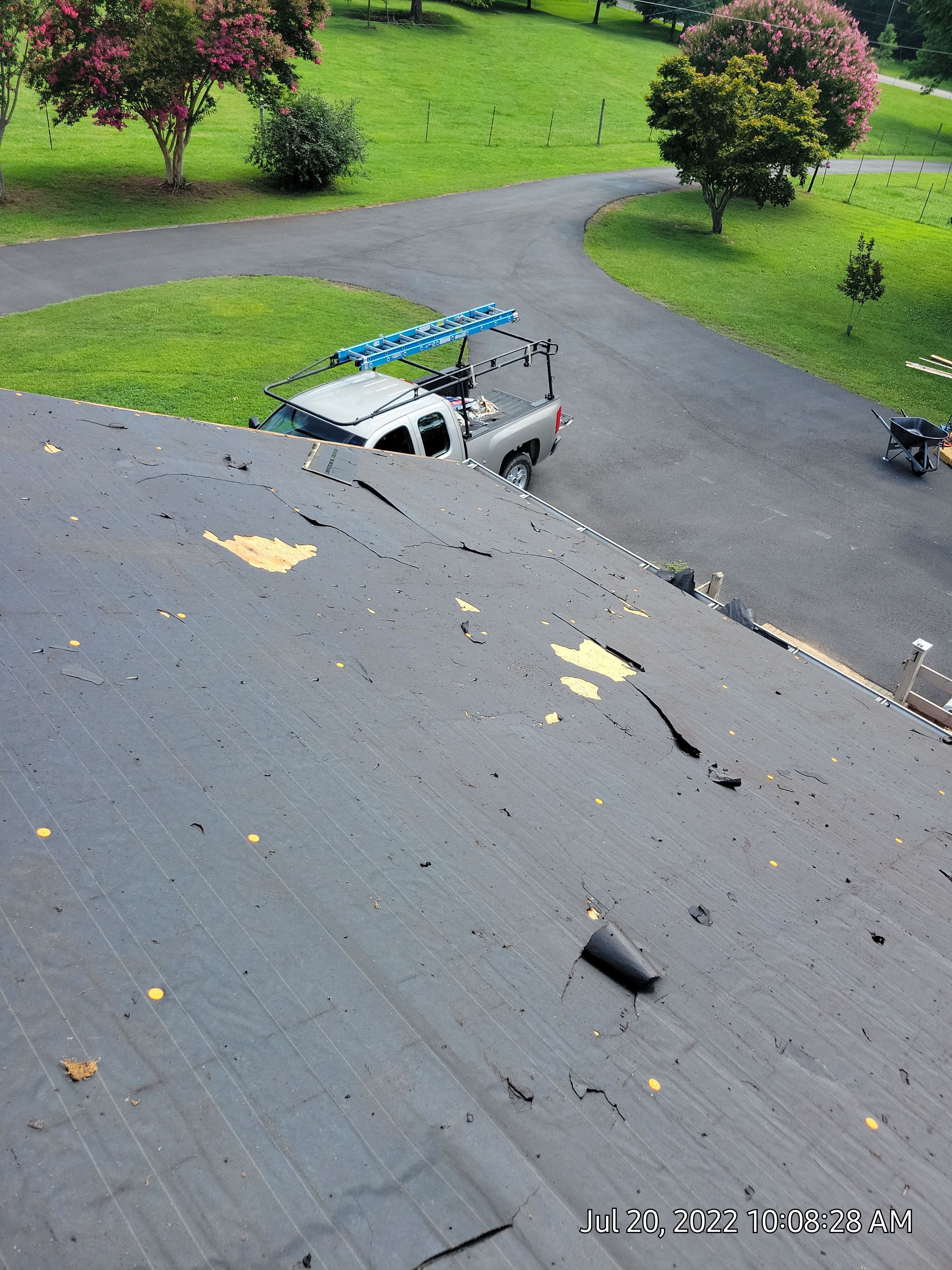 Residential Roof Remove and Replace using Low Rib Metal Roofing Panels by Bullard Roofing