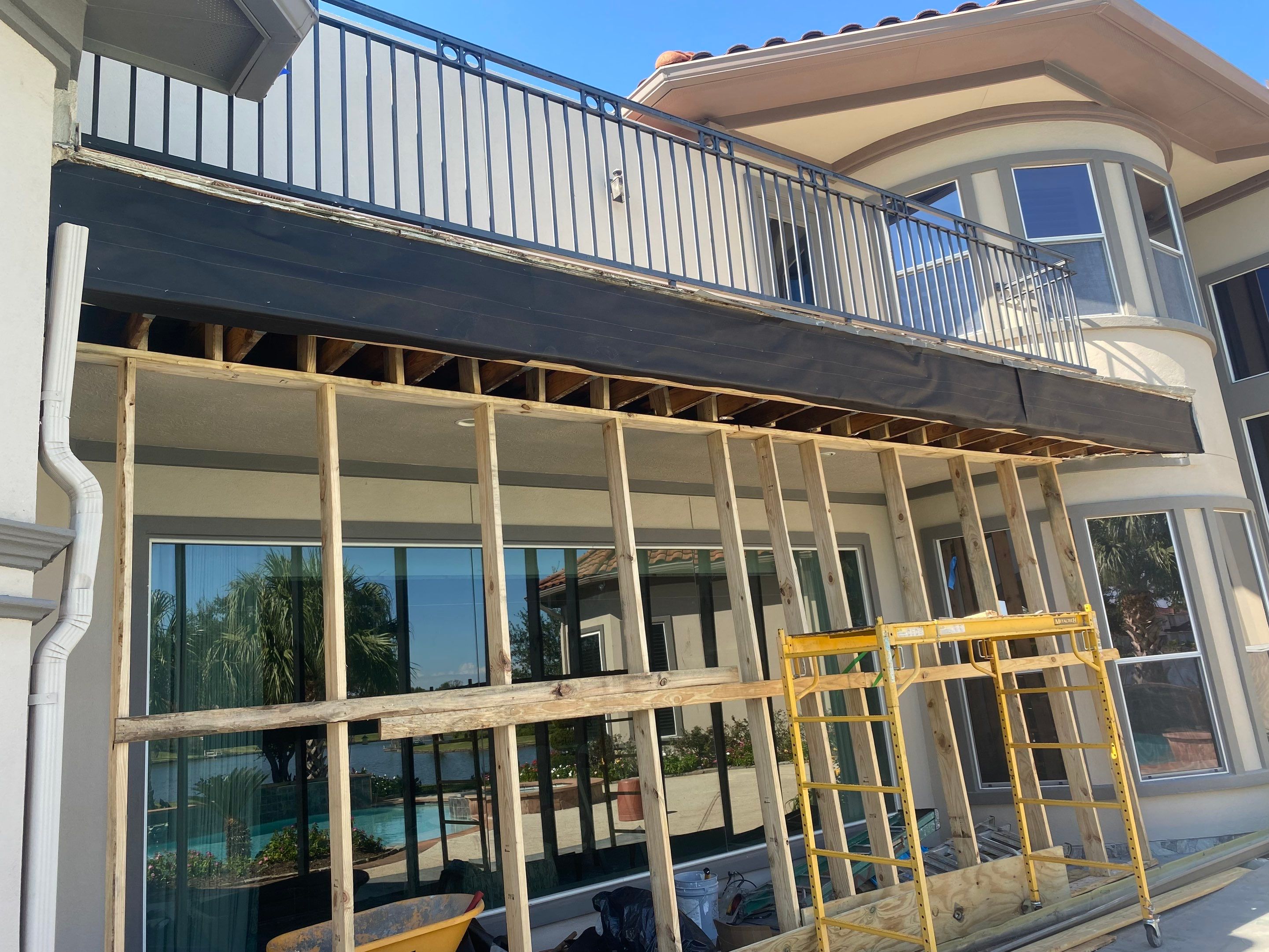 Major Remodel onBalcony Reconstruction by L&T General Contractors and Restoration INC