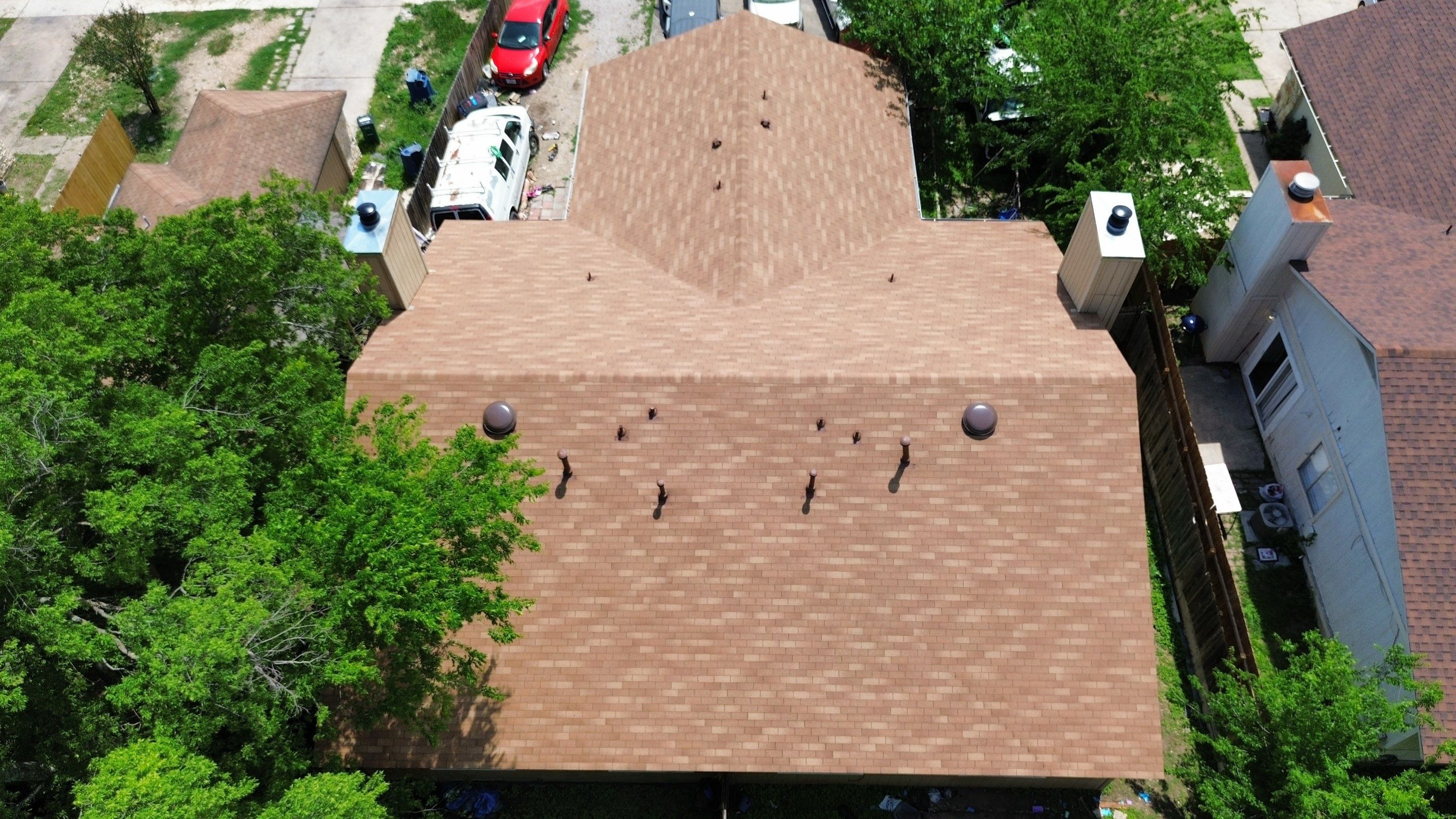 Roof Replacement in Austin, TX | Owens Corning Desert Tan Shingles by Kstylez Roofing & Construction