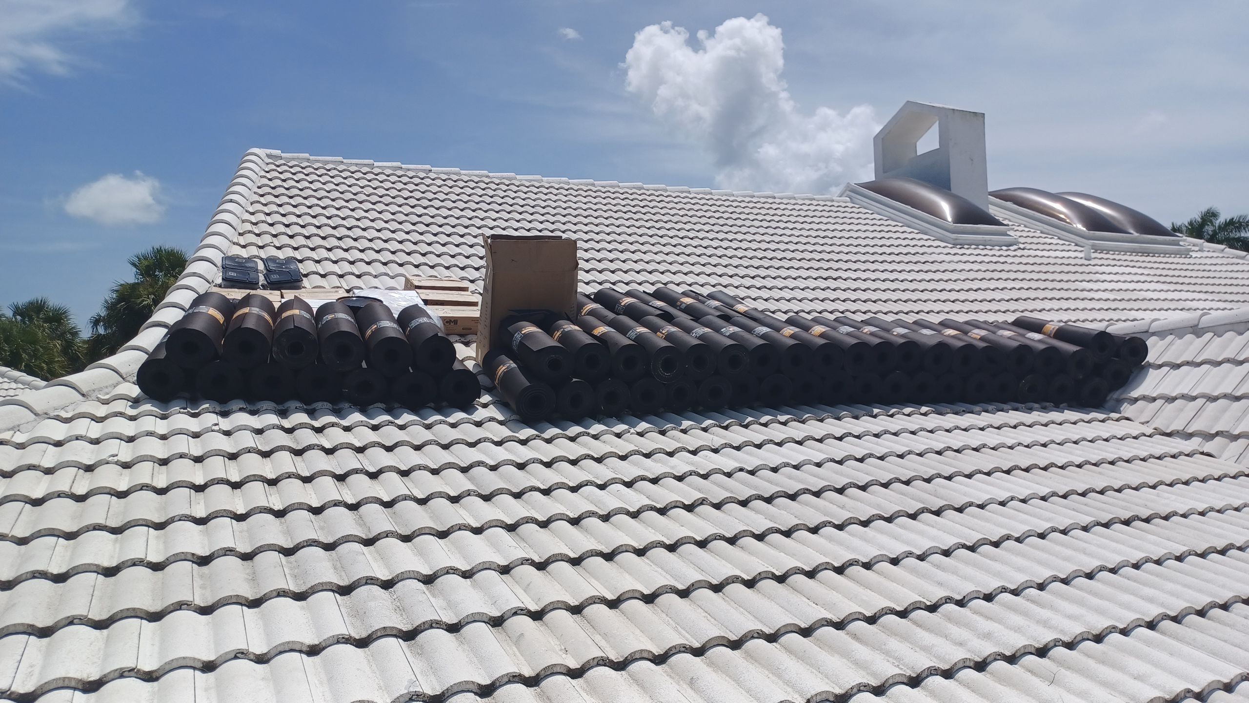 Residential Roofing Installation using 1" Nail strip metal roof by BLUES BROTHERS ROOFING