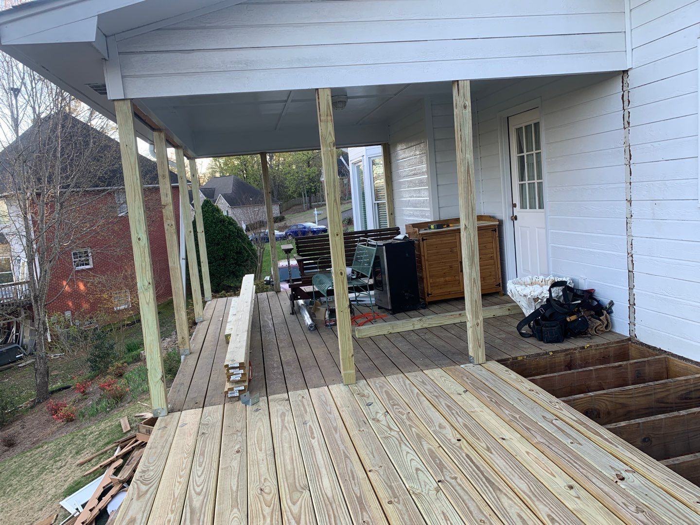 Shades Pointe Lane - Deck Installation  by Pillar and Pine