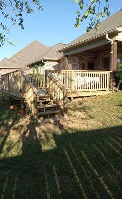 Treated Pine Deck
