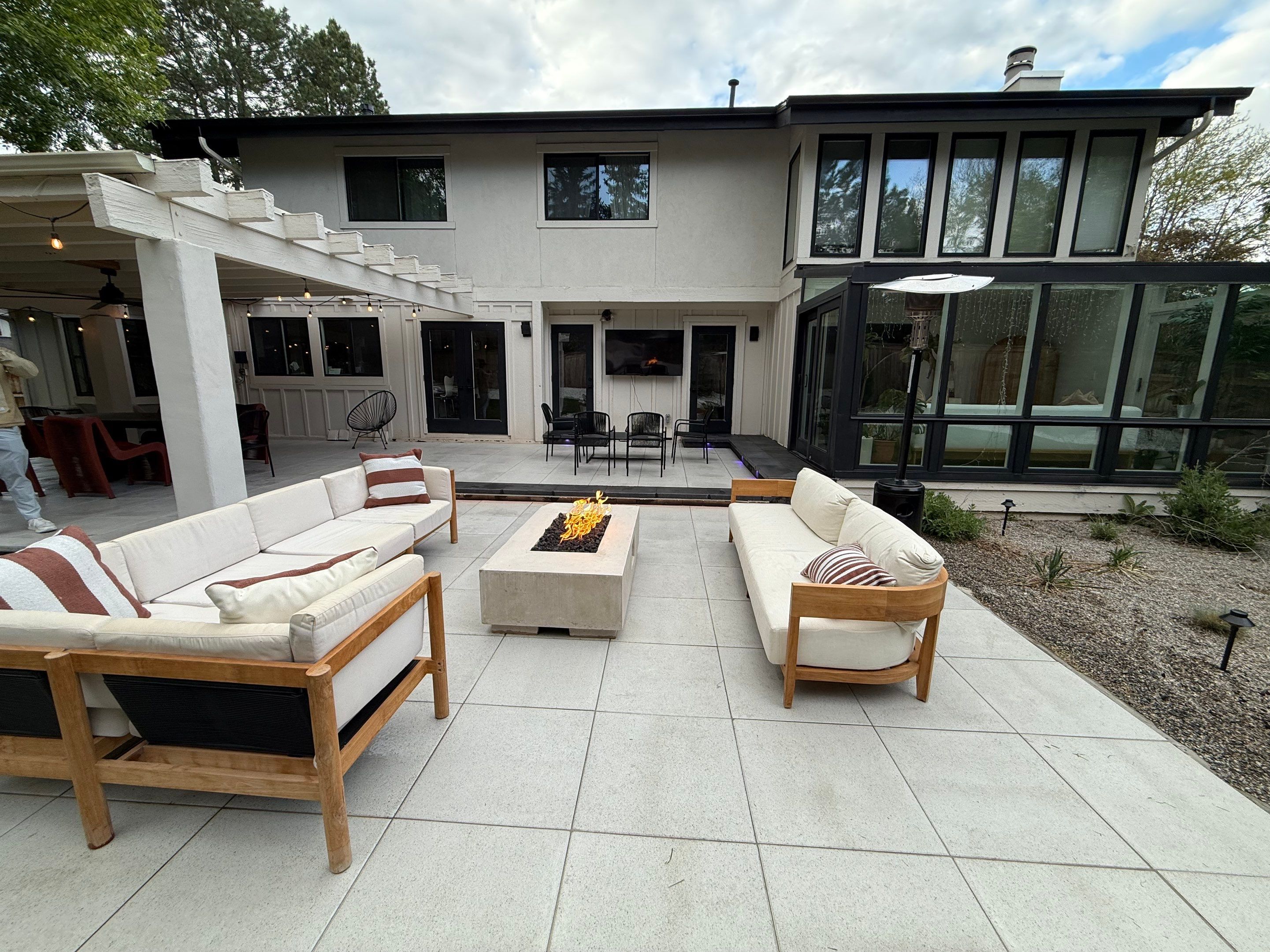 Modern Patio by JRM landscape & design
