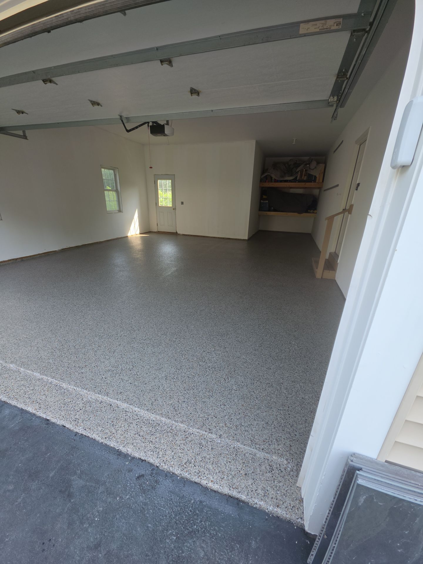 Vintage Goldmine Garage Coating by NG Masonry & Construction LLC