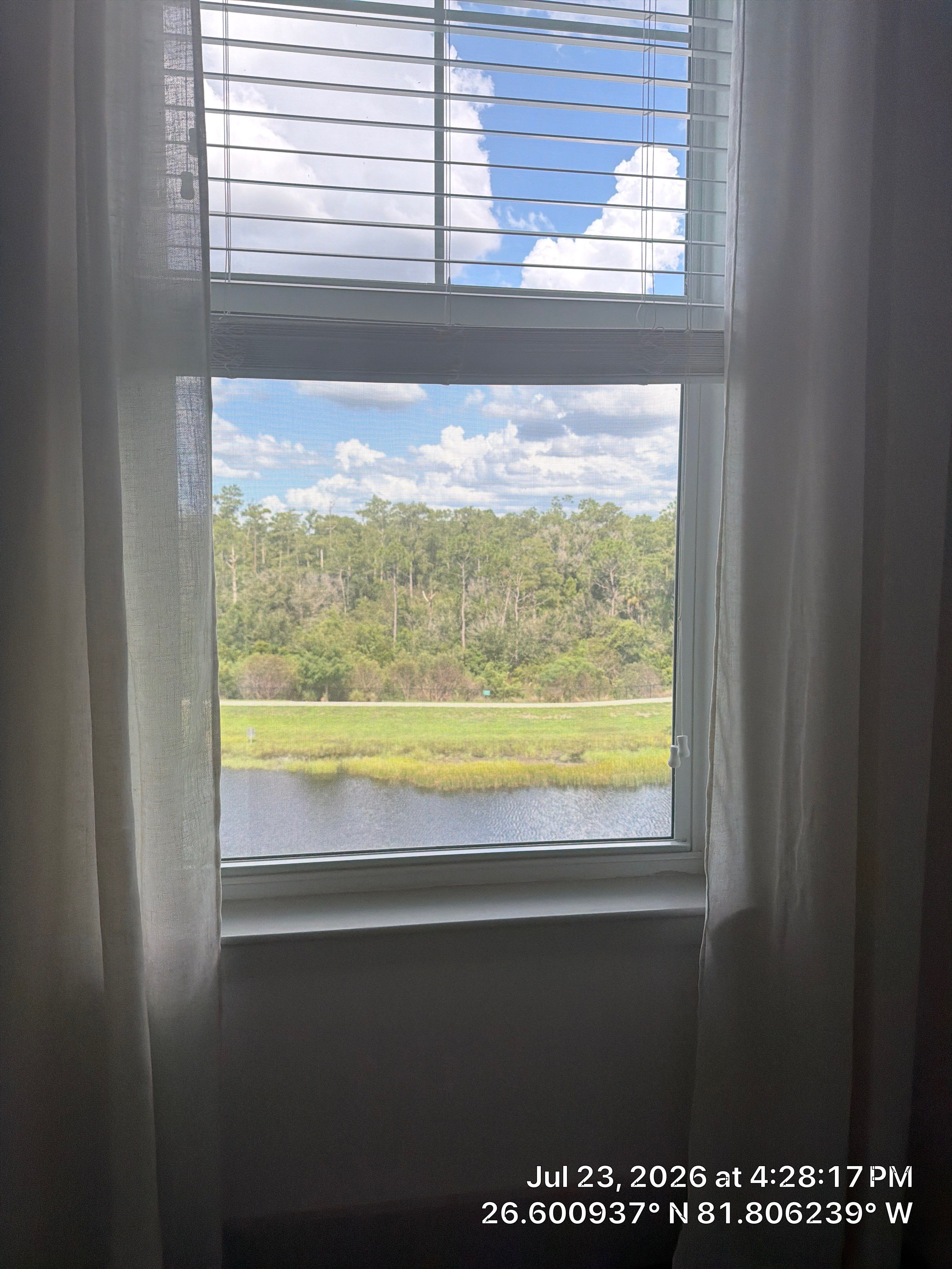 Horizontal Blind and Custom Window Treatment Installation in Fort Myers by CompanyCam Sales Demo
