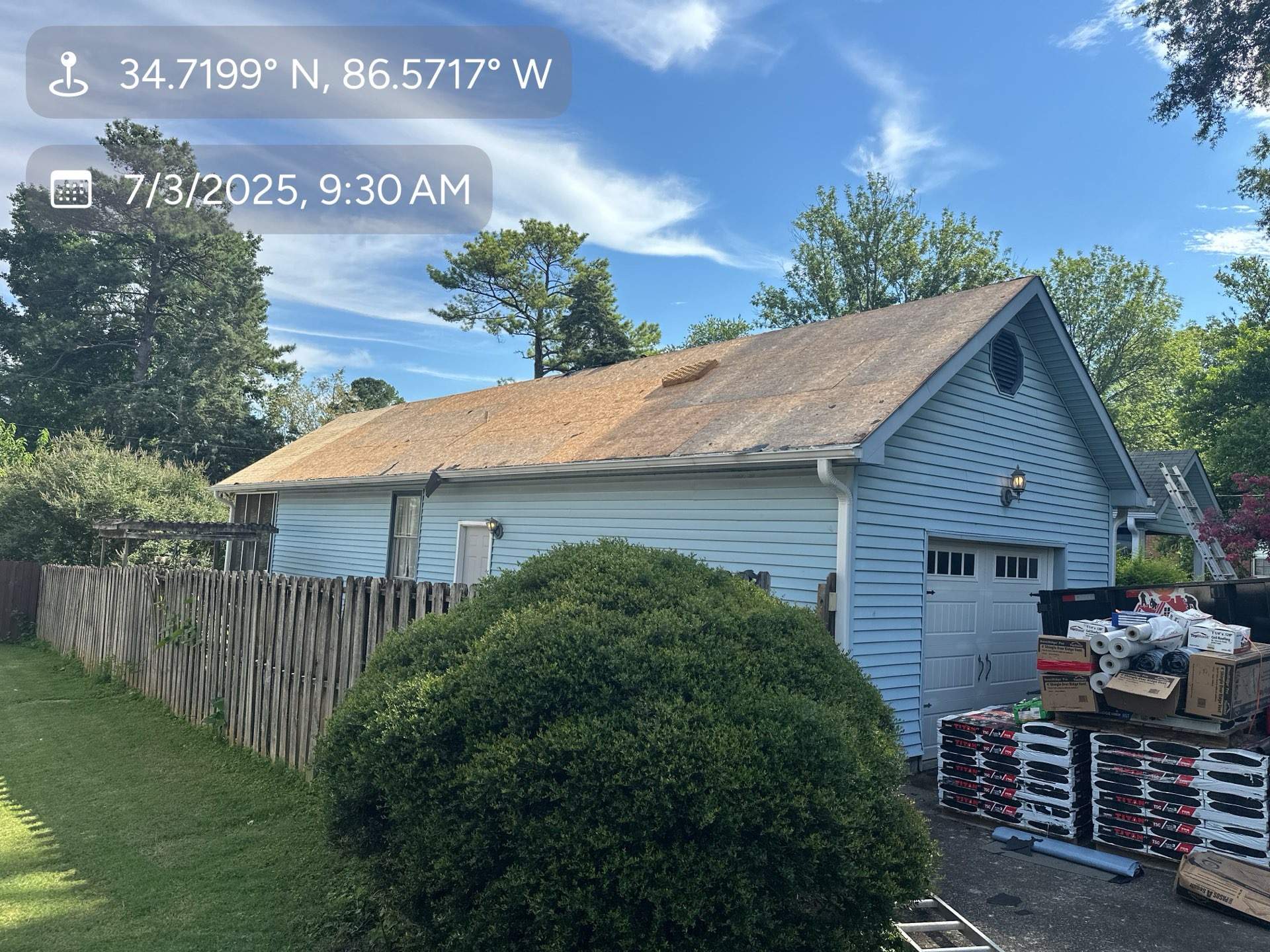 Project in Huntsville by BayCo Roofing