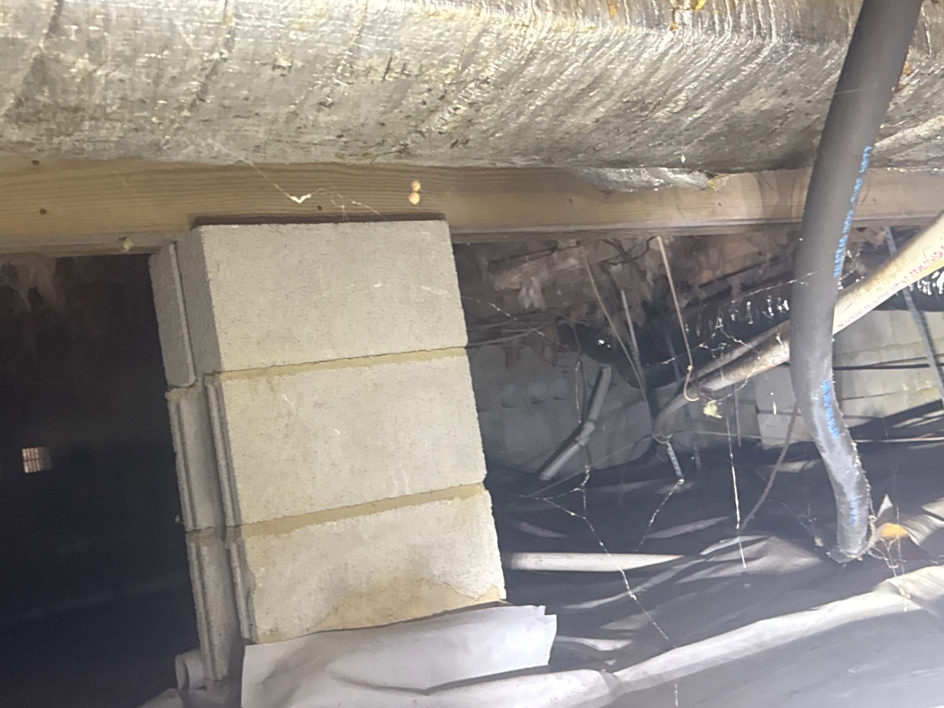 Project in Williamsburg by Patriot Crawl Space Repairs