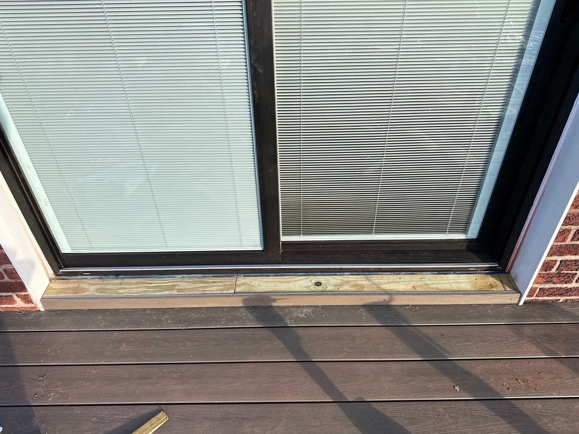 New deck and new Sliding door in Pennsauken NJ by deck guardian