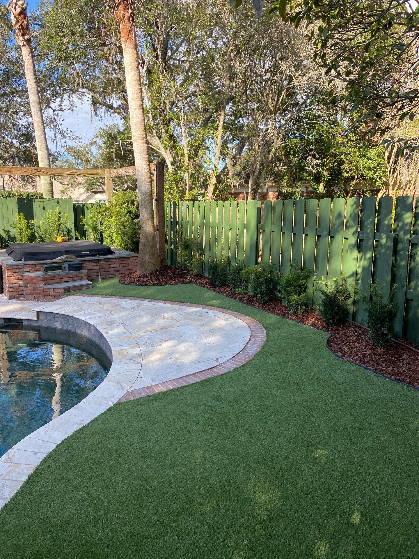 Deerwood Resident | Pine Bark Installation by ProGreen Services