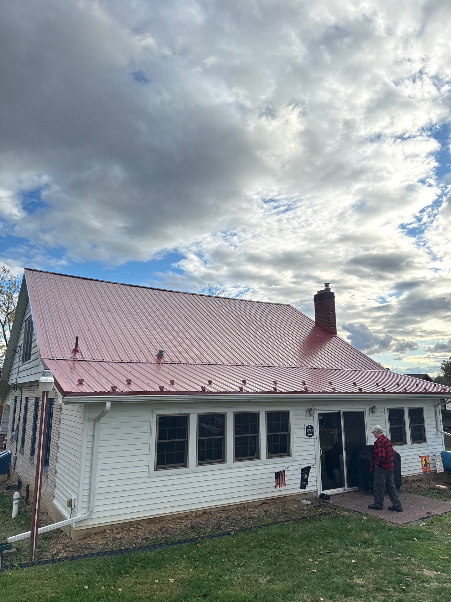 Edward Seal Full Metal Roof Installation by Good Hands Roofing